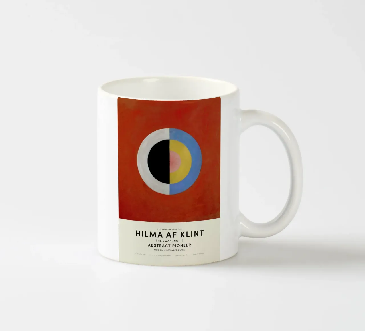 Hilma af Klint - The Swan, No. 17 tazza in ceramica da Vintage by JUNIQE
