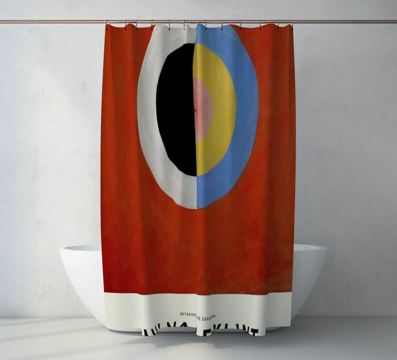 Hilma af Klint - The Swan, No. 17 tenda da doccia da Vintage by JUNIQE