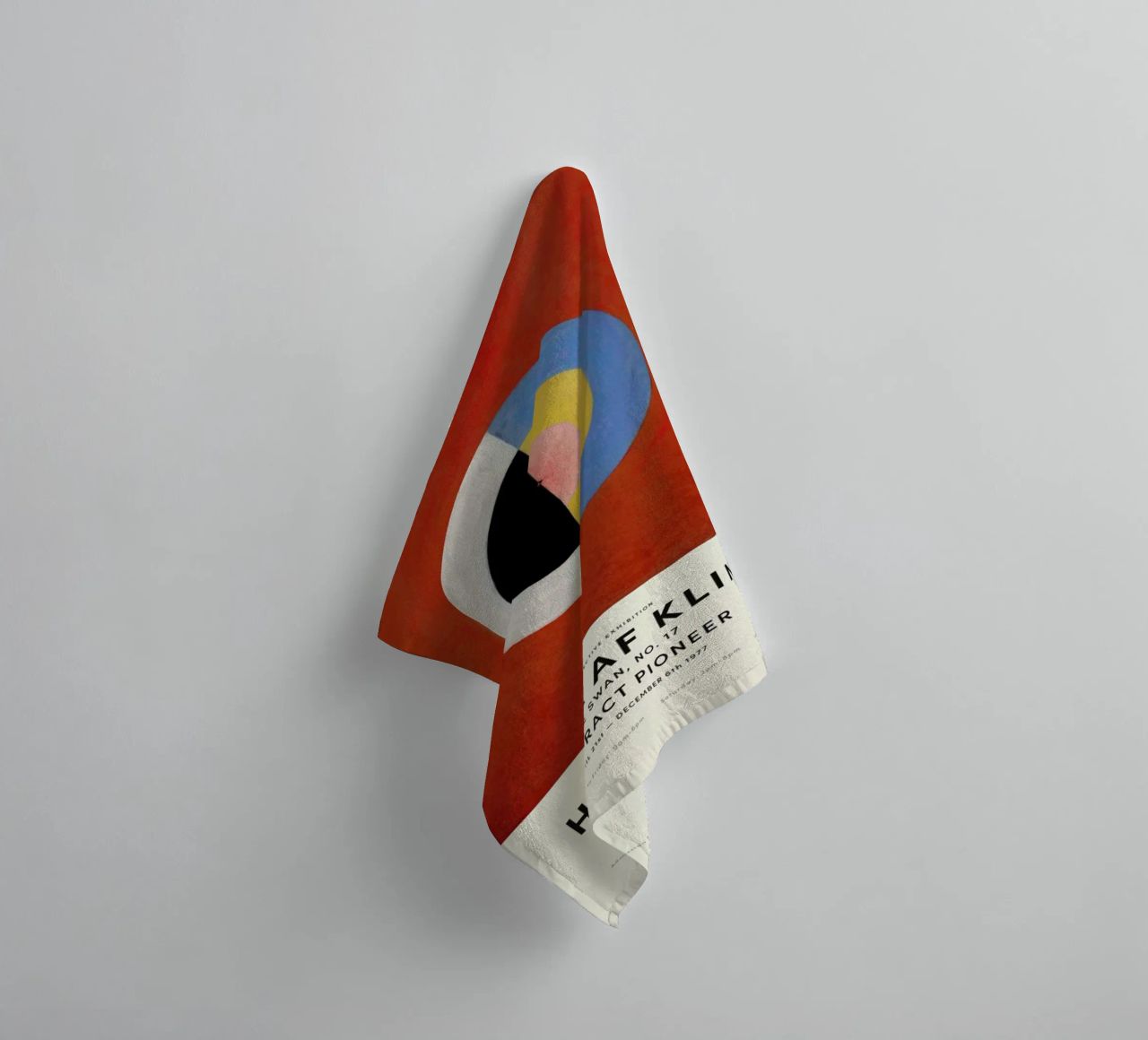 Hilma af Klint - The Swan, No. 17 asciugamano da bagno da Vintage by JUNIQE