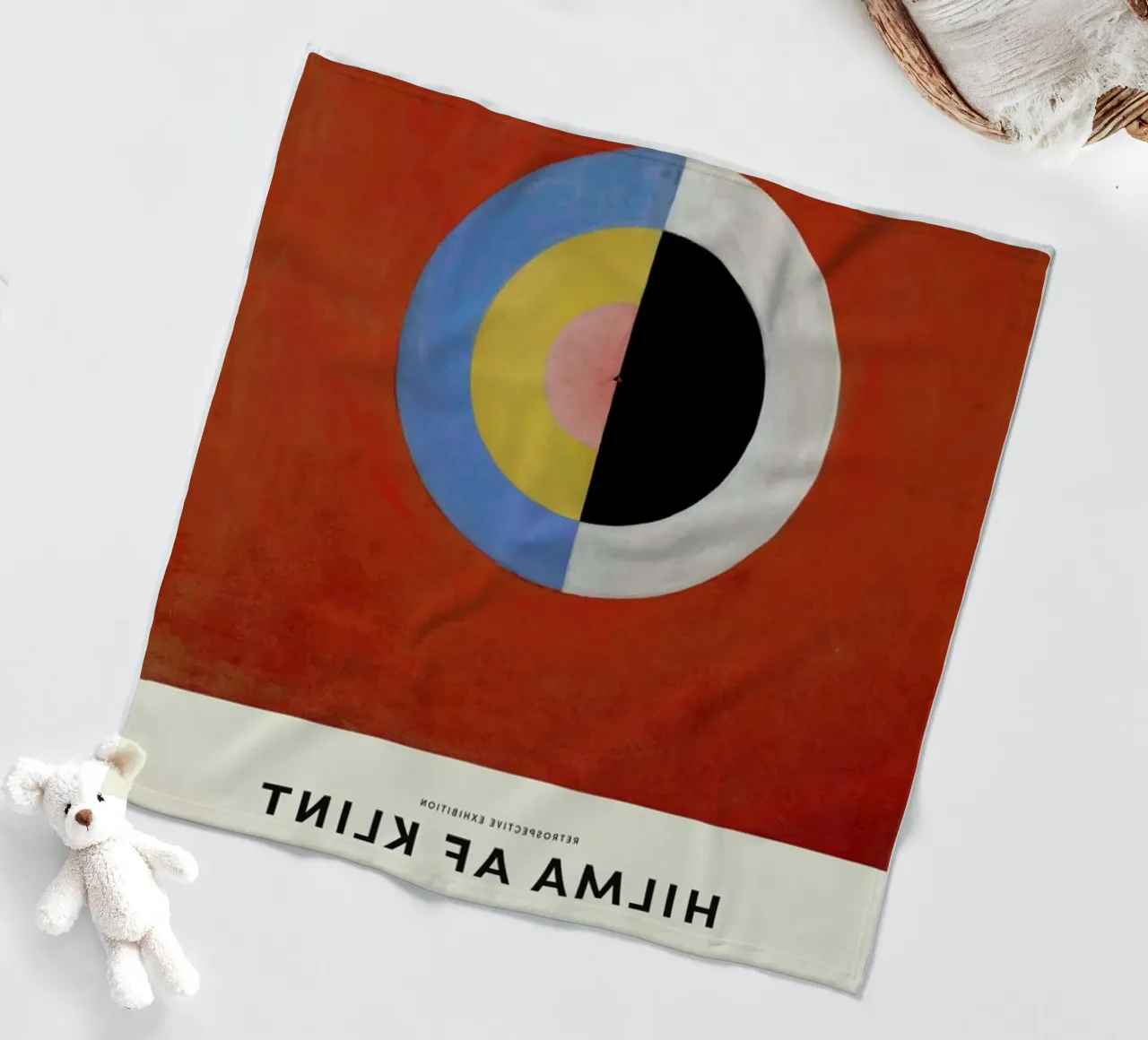 Hilma af Klint - The Swan, No. 17 coperta in pile da Vintage by JUNIQE