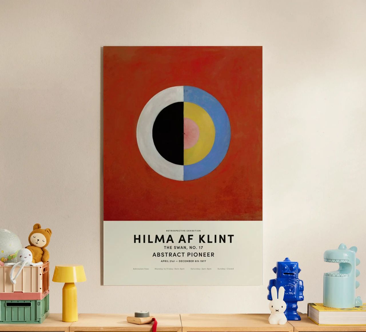 Hilma af Klint - The Swan, No. 17 plexiglass da Vintage by JUNIQE
