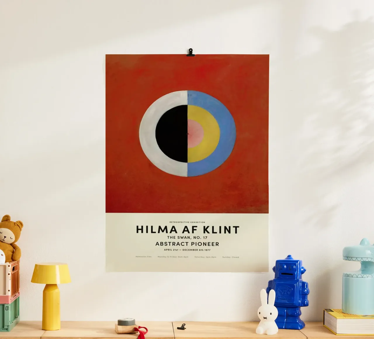 Hilma af Klint - The Swan, No. 17 carta hahnemühle da Vintage by JUNIQE