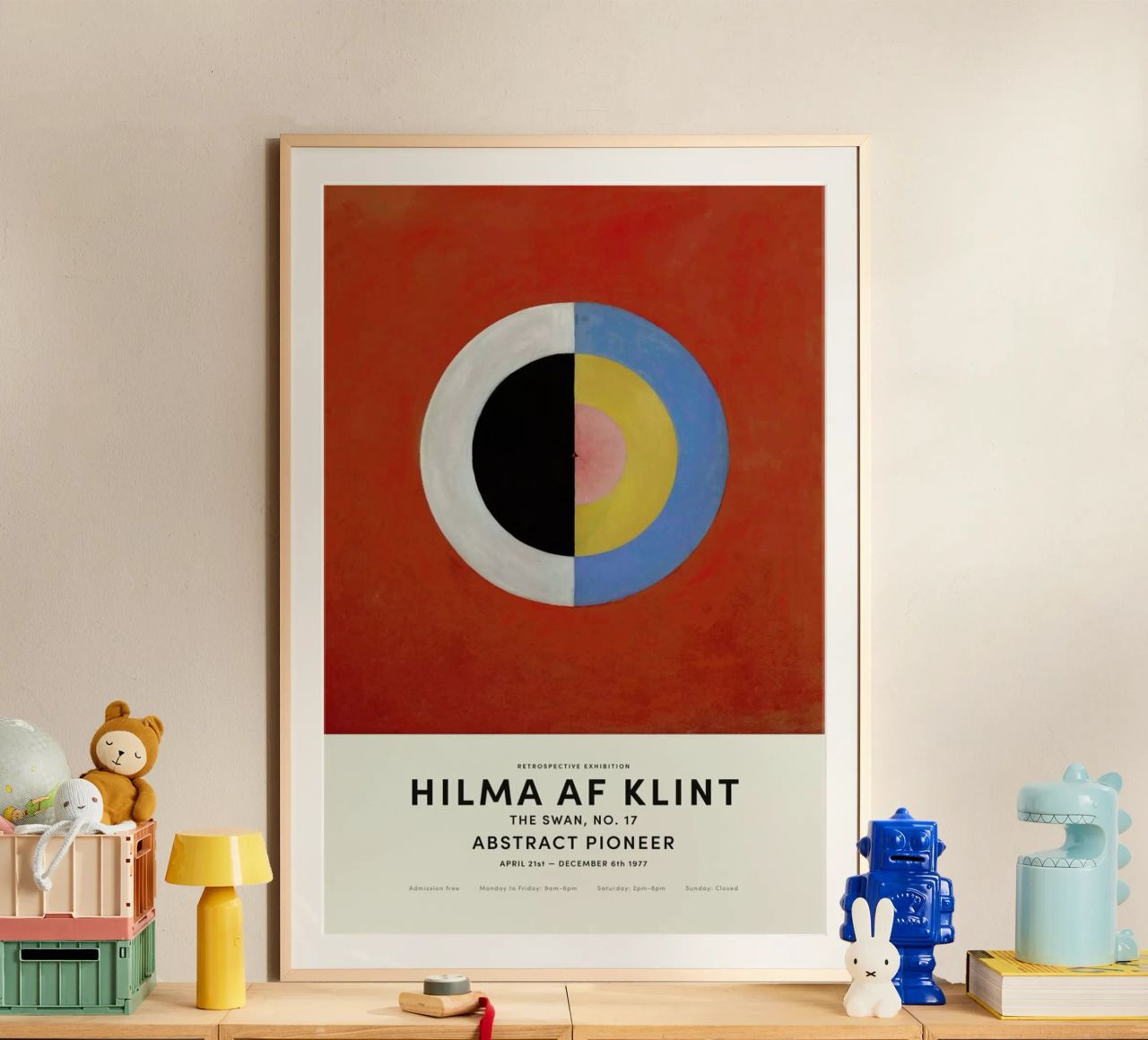 Hilma af Klint - The Swan, No. 17 carta hahnemühle da Vintage by JUNIQE