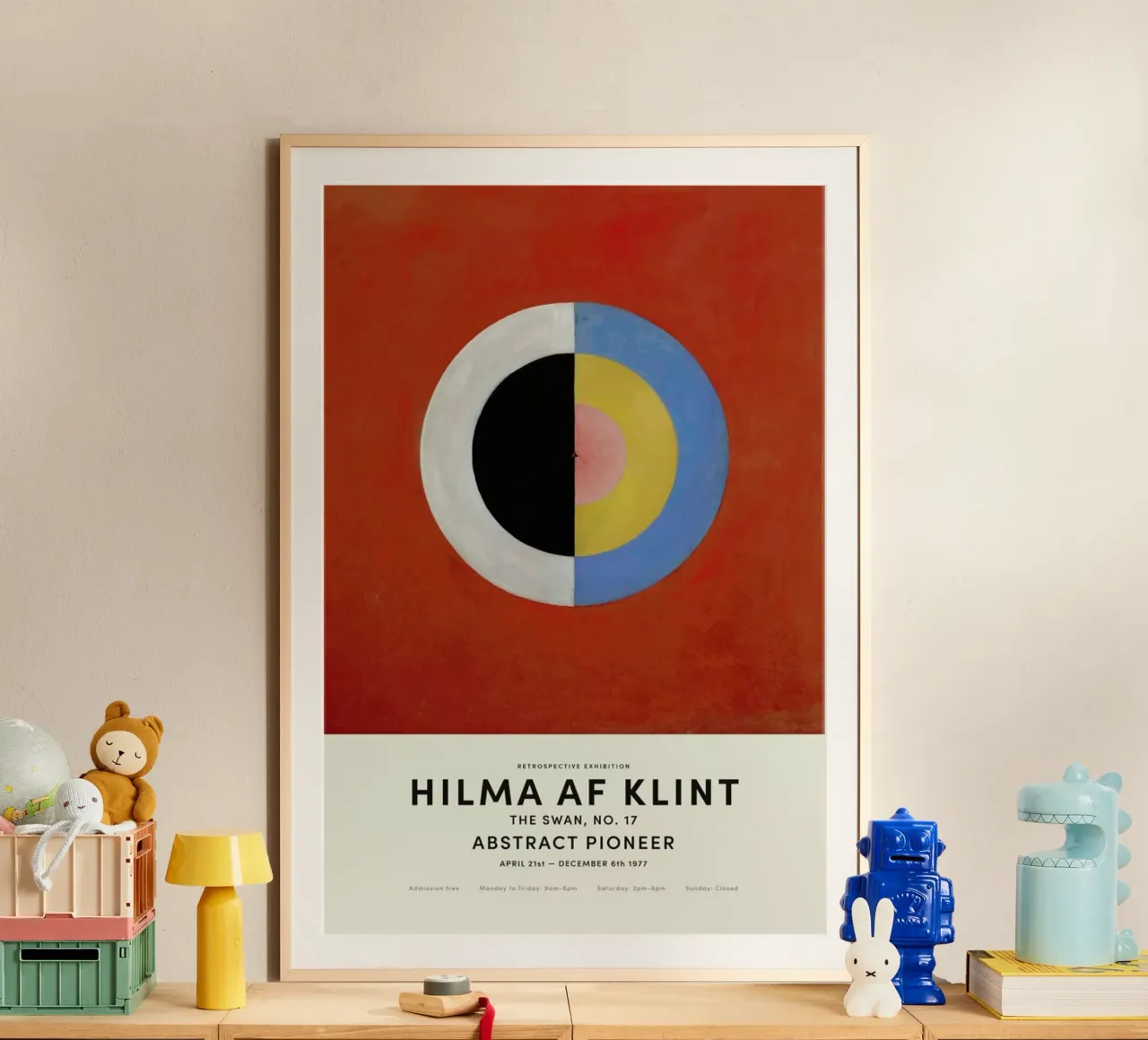 Hilma af Klint - The Swan, No. 17 carta hahnemühle da Vintage by JUNIQE