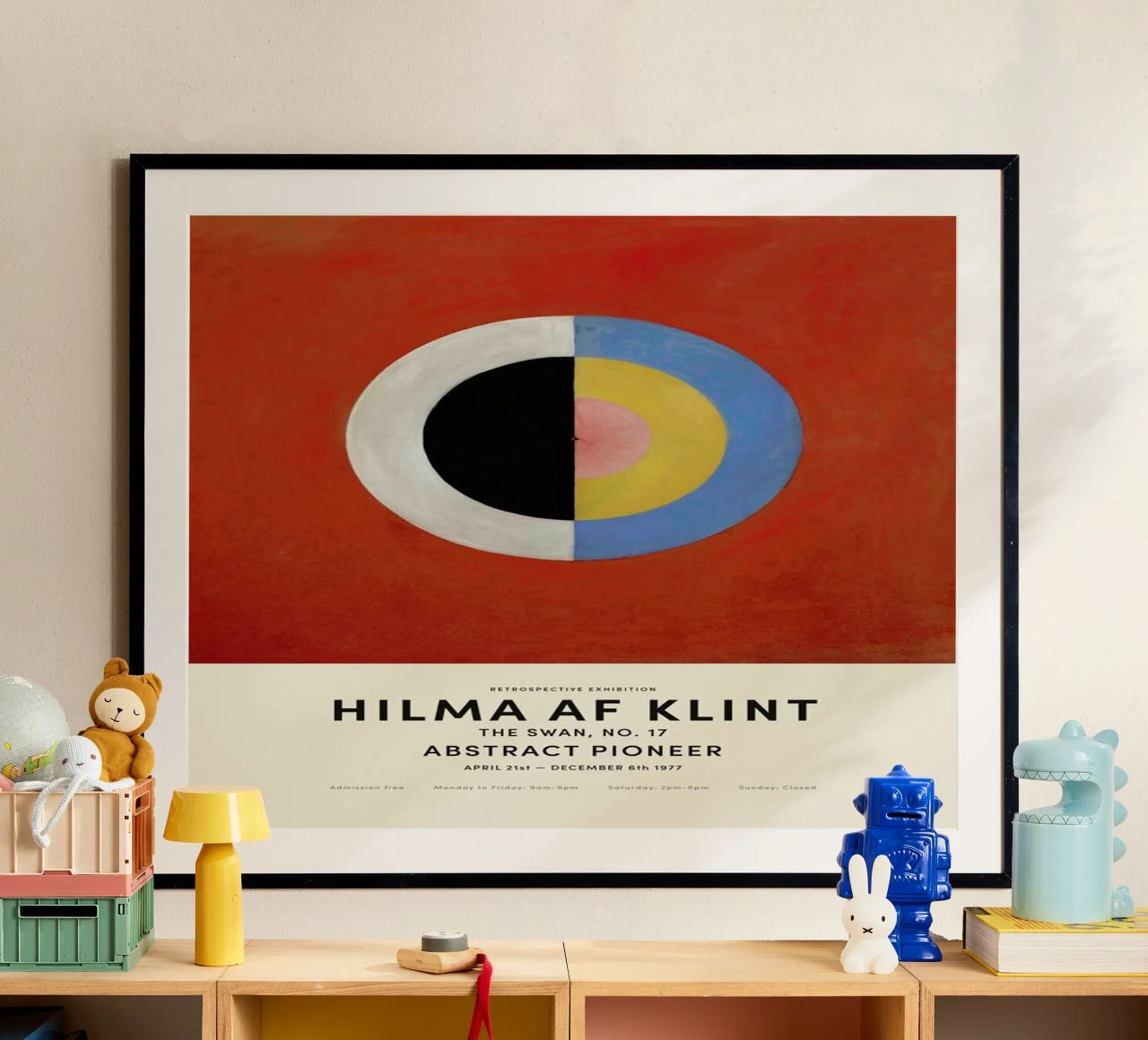 Hilma af Klint - The Swan, No. 17 carta hahnemühle da Vintage by JUNIQE