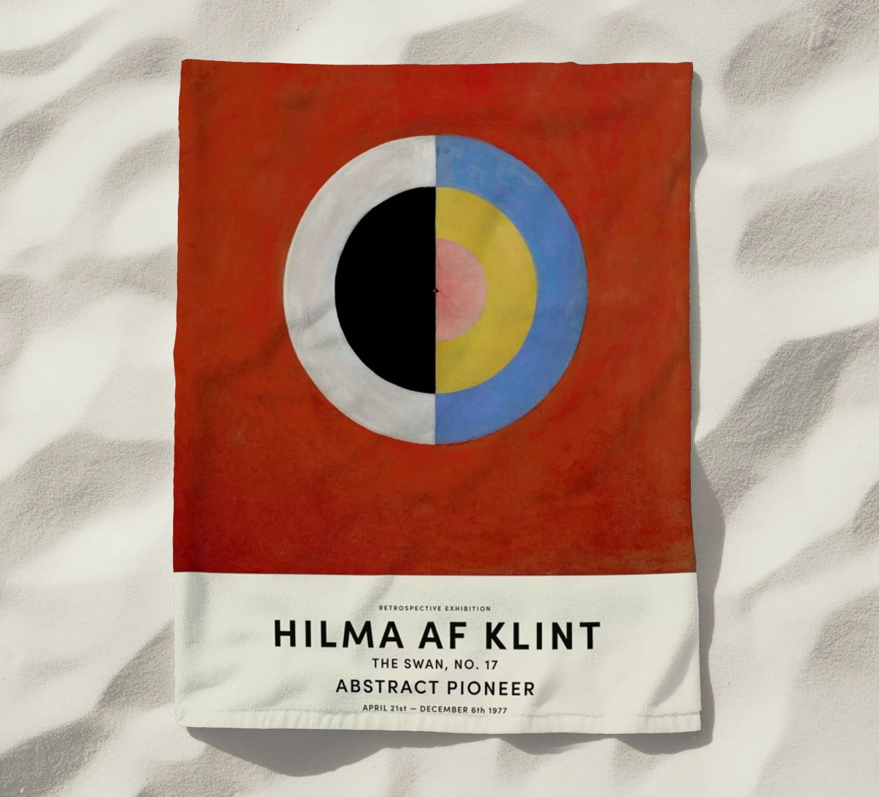 Hilma af Klint - The Swan, No. 17 telo mare da Vintage by JUNIQE