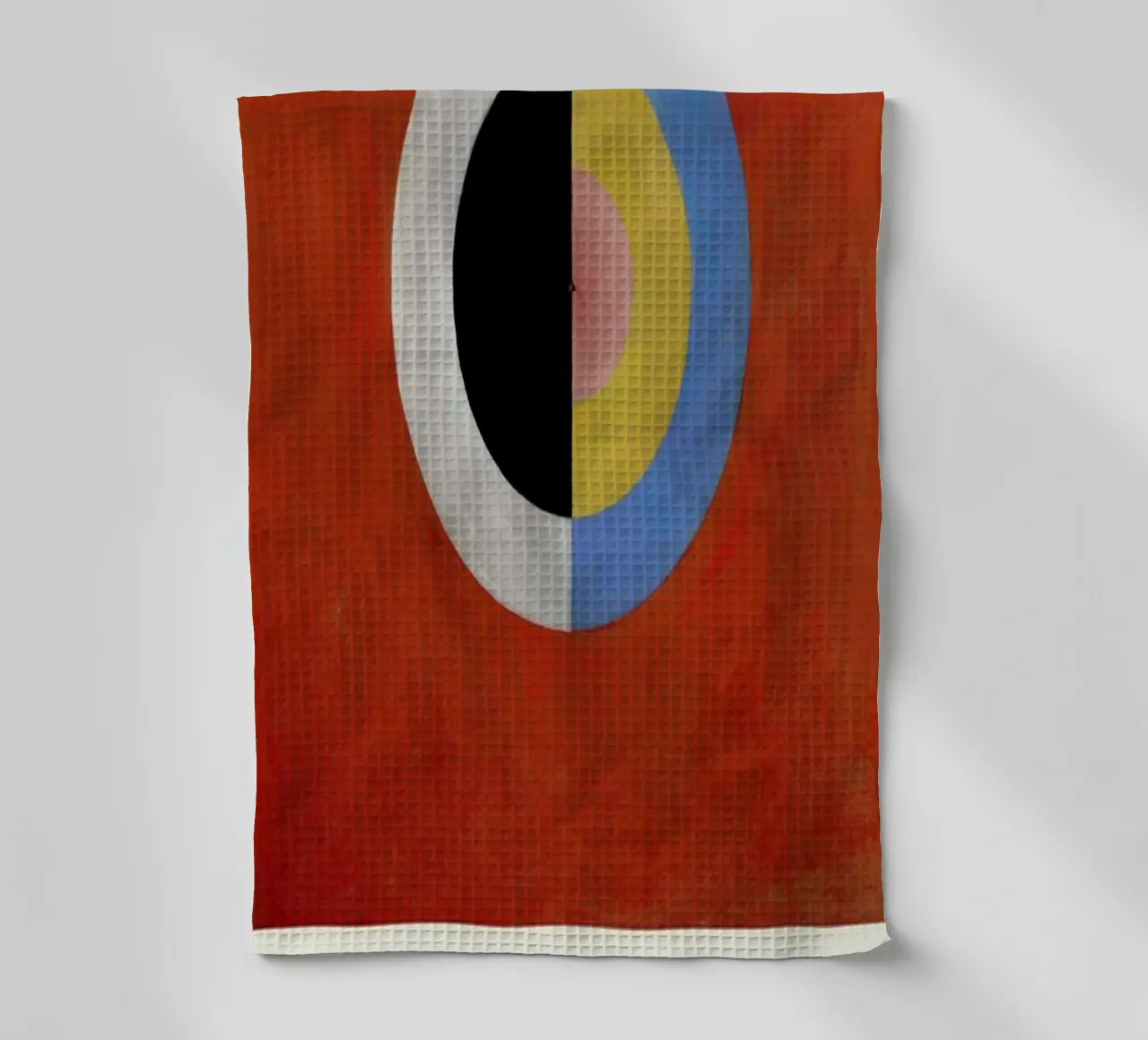 Hilma af Klint - The Swan, No. 17 paño de cocina de Vintage by JUNIQE