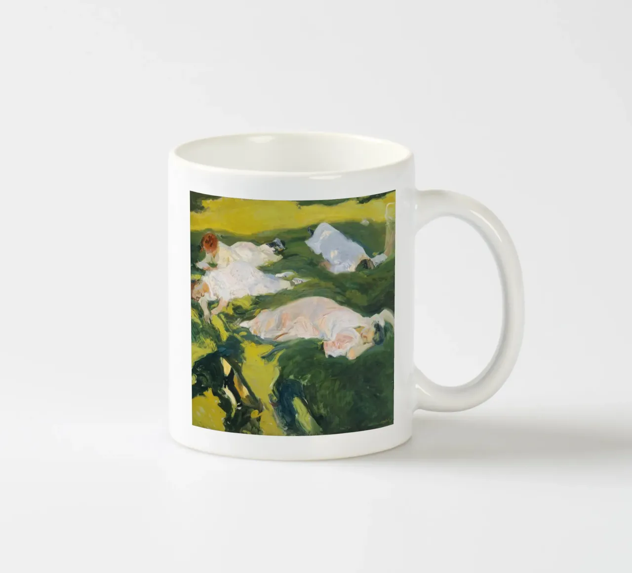 Joaquín Sorolla – La Siesta (The Nap) tazza in ceramica da Wirla