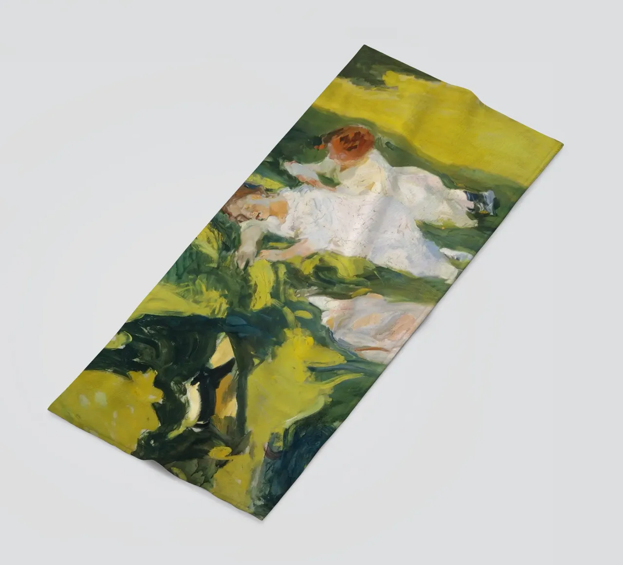 Joaquín Sorolla – La Siesta (The Nap) telo mare da Wirla