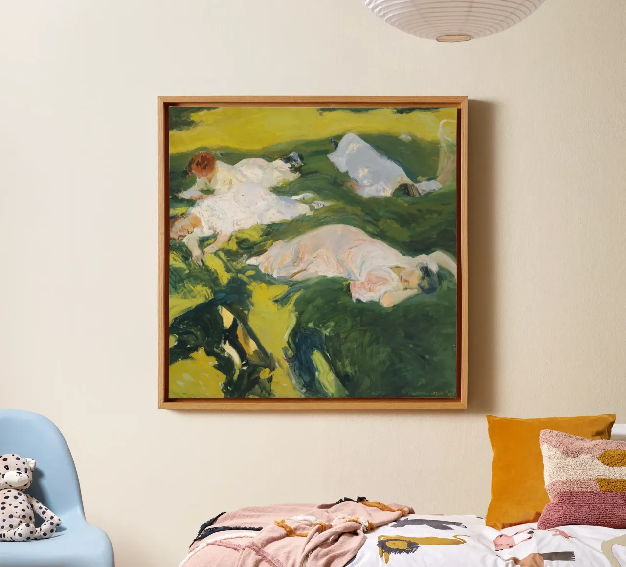 Joaquín Sorolla - La Siesta (The Nap) canvas by Wirla