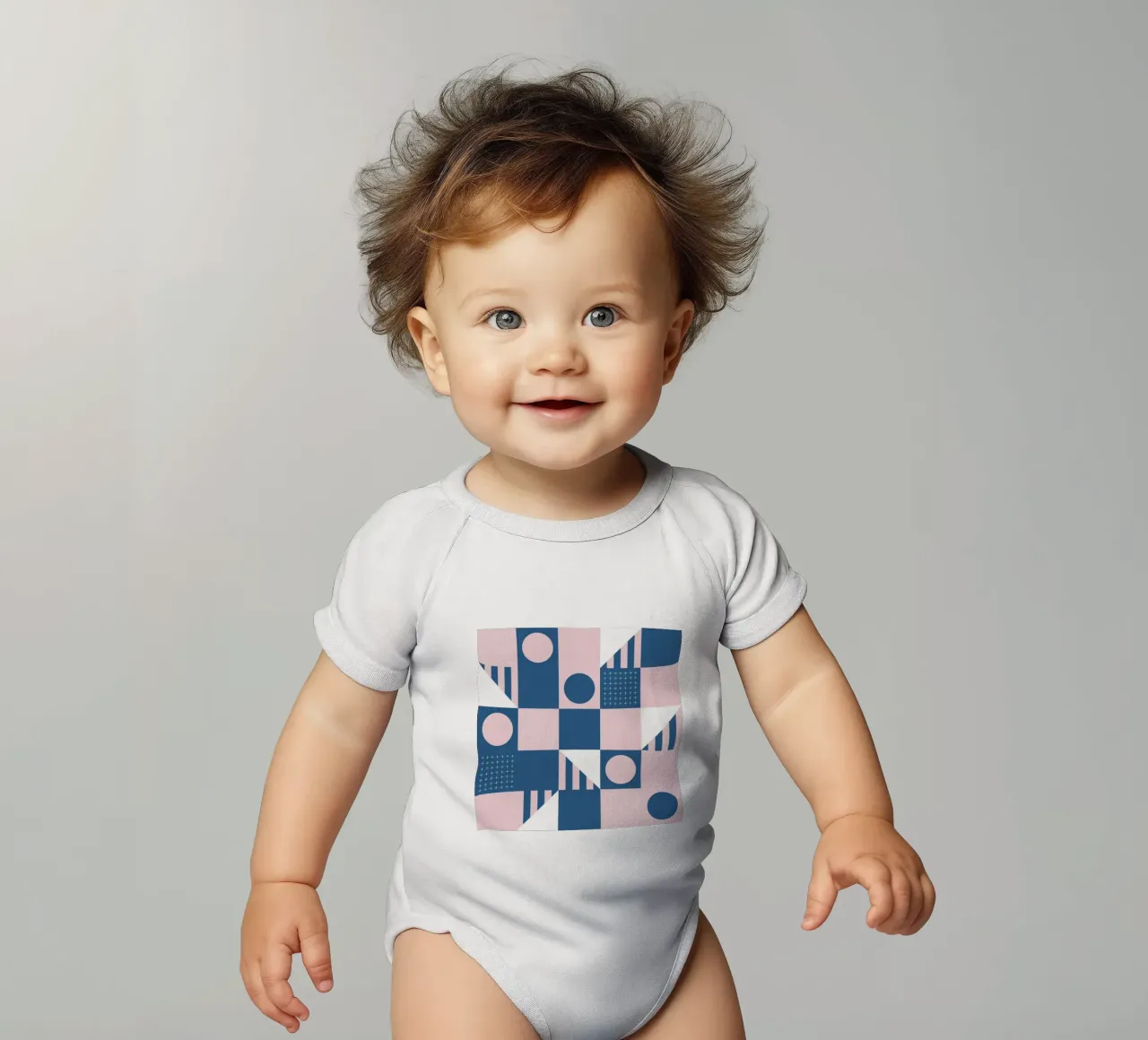 Riviera Tiles Millennial Vibes body neonato maniche corte da designdn