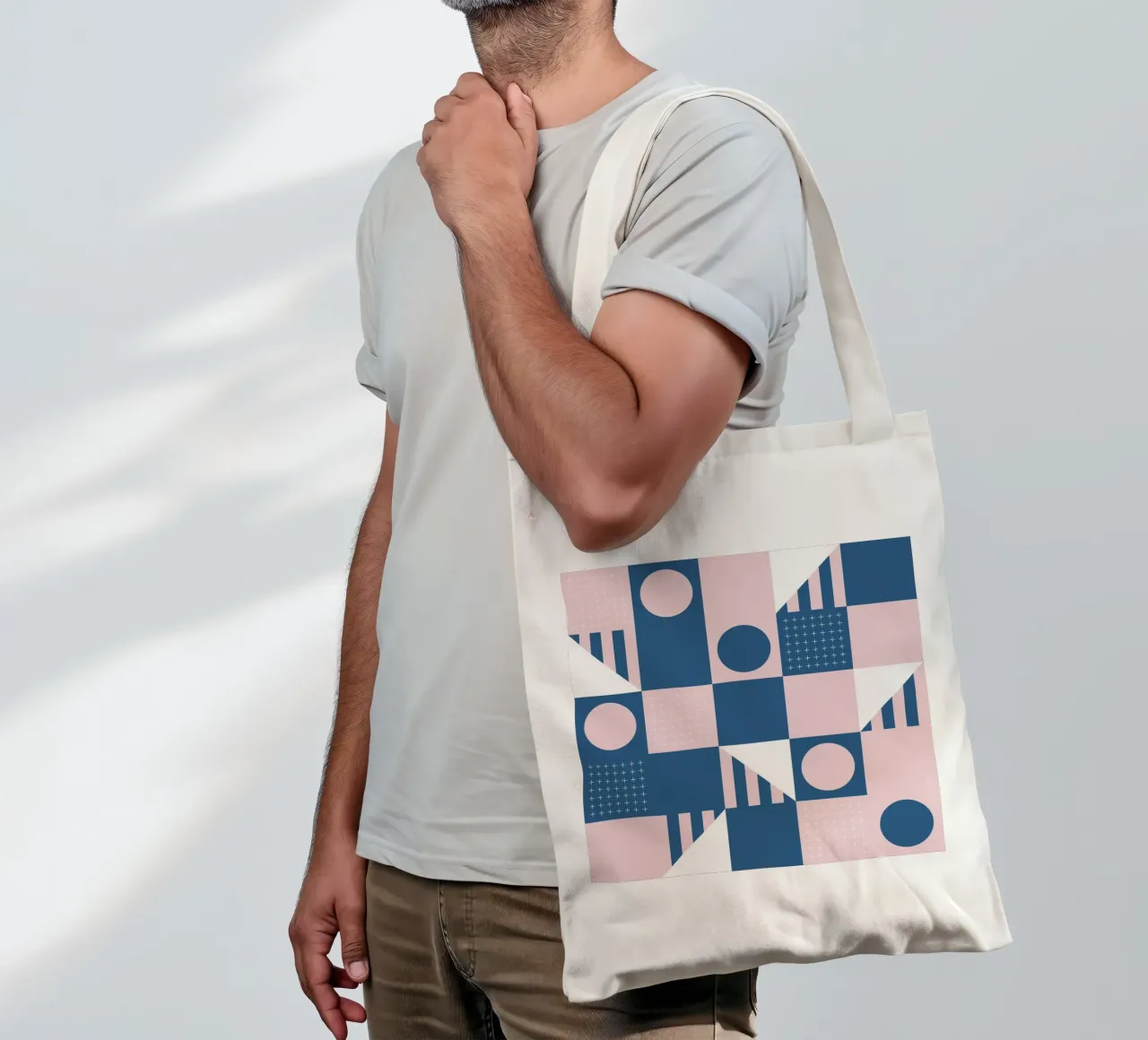 Riviera Tiles Millennial Vibes borsa in juta da designdn