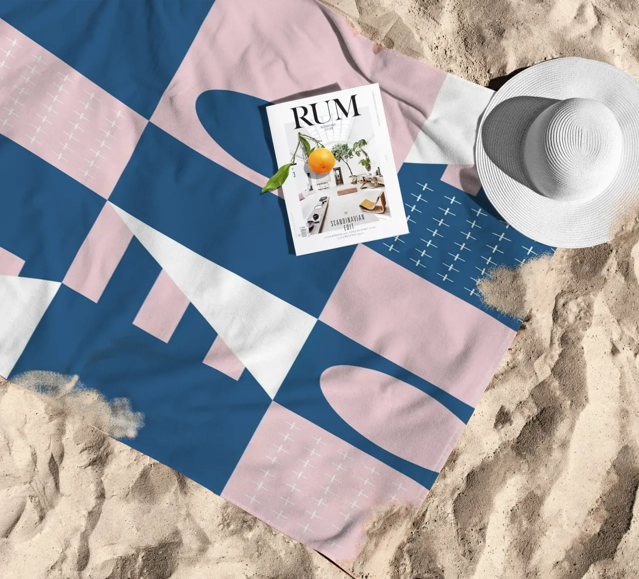 Riviera Tiles Millennial Vibes telo mare da designdn