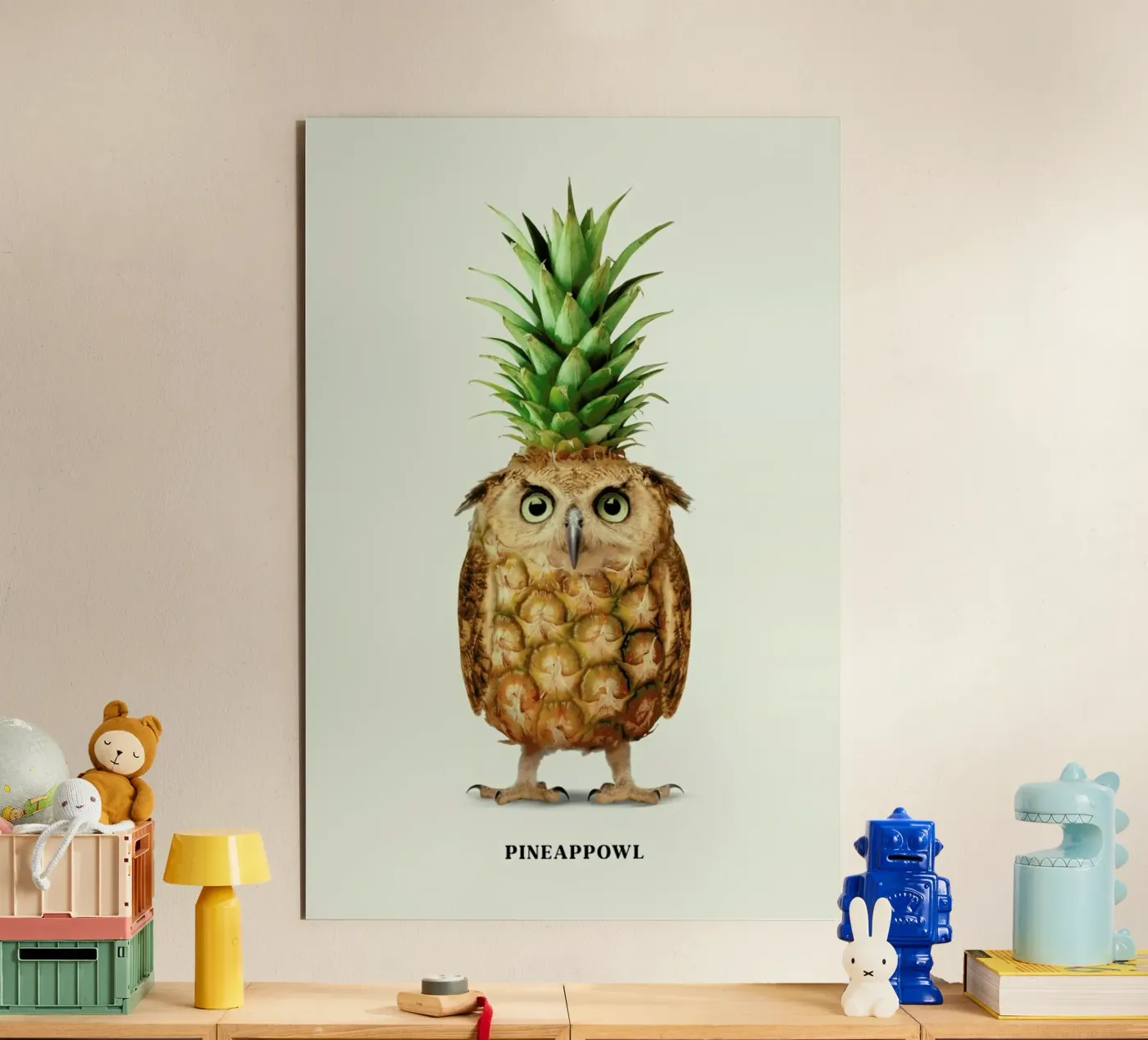 Pineappowl alluminio dibond da Jonas Loose