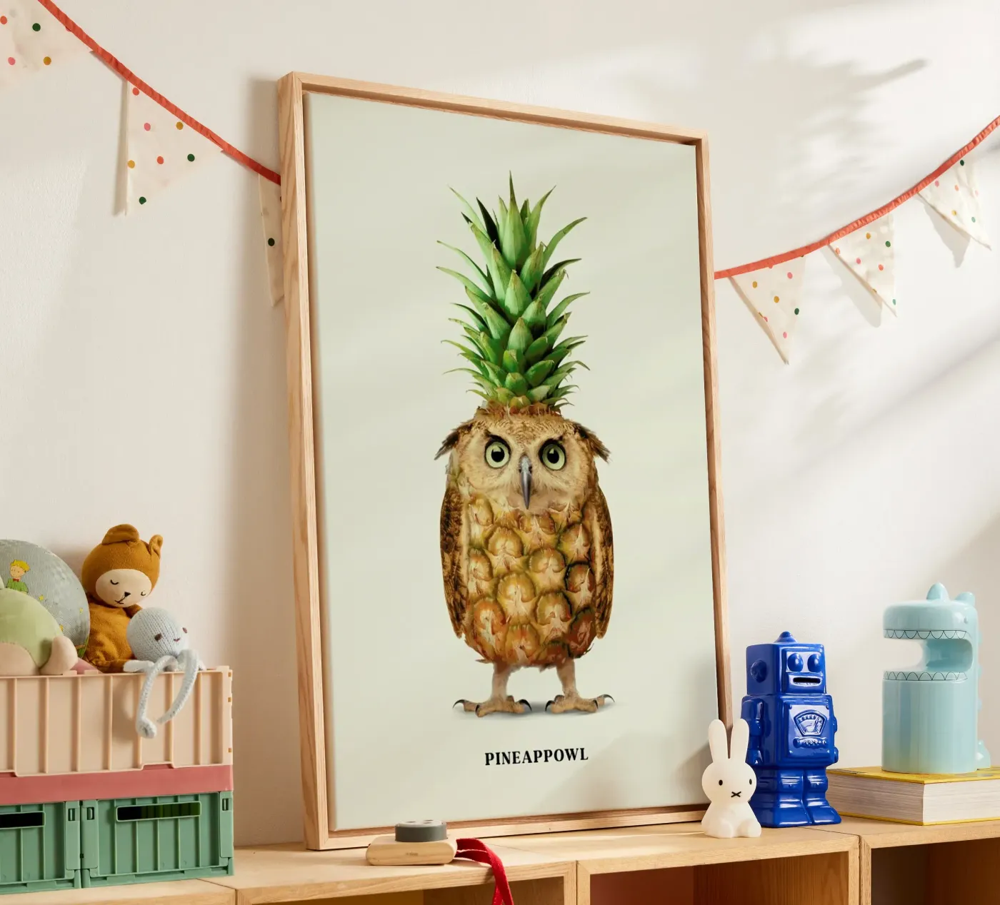 Pineappowl canvas van Jonas Loose