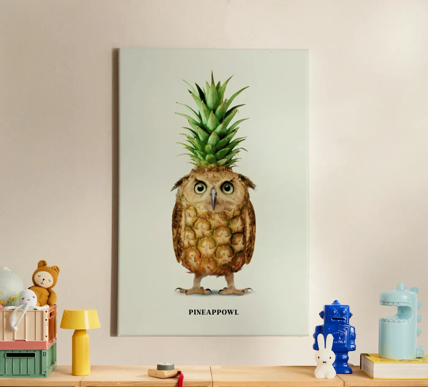 Pineappowl canvas van Jonas Loose