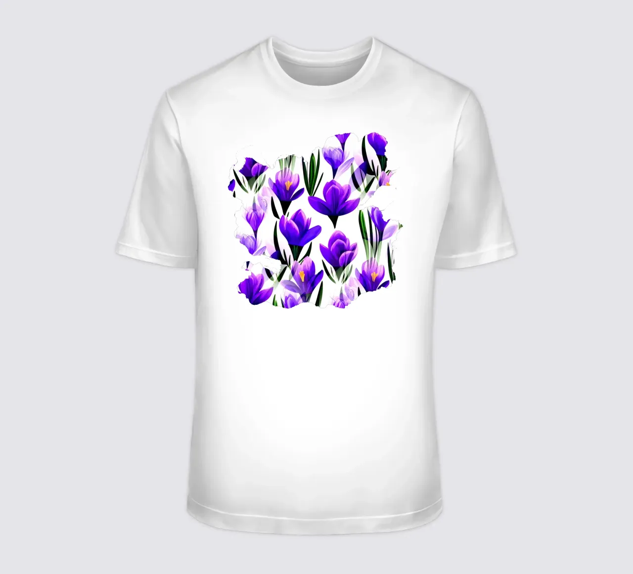 Fiori di croco viola t-shirt da SilverPegasus