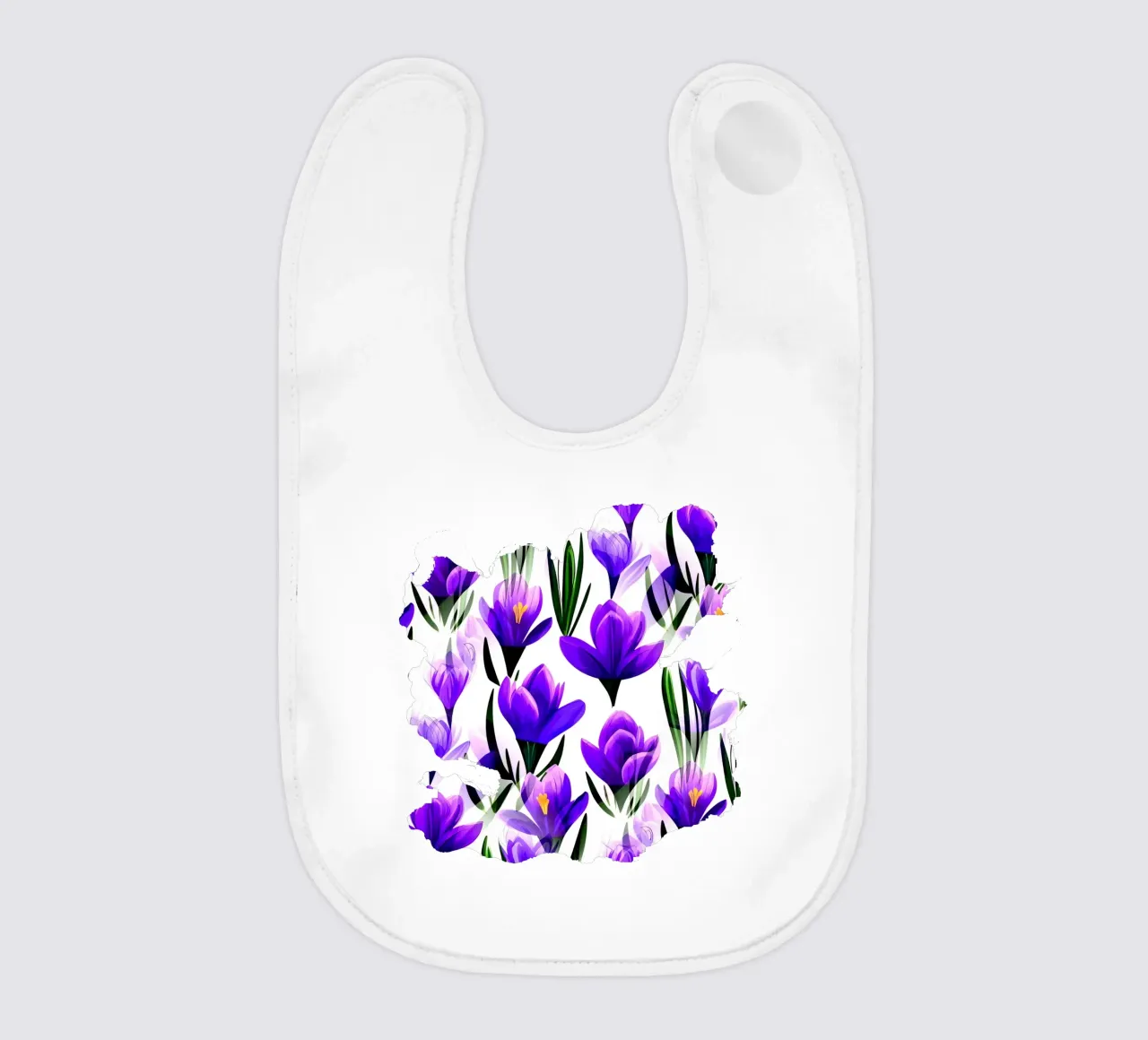 Fiori di croco viola bavaglino da SilverPegasus