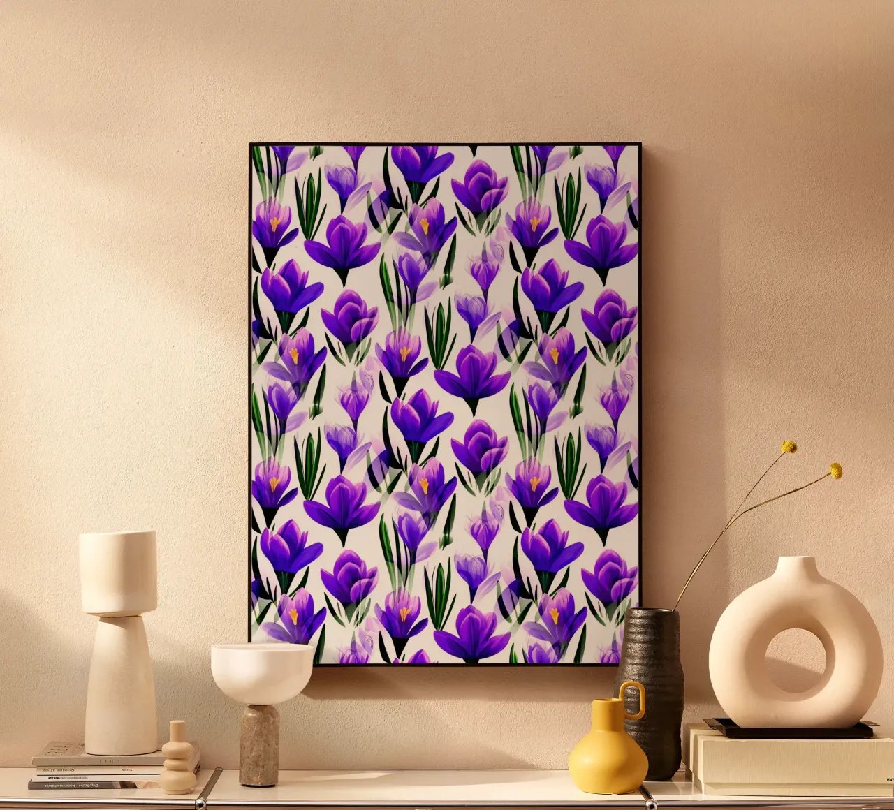 Fiori di croco viola plexiglass da SilverPegasus