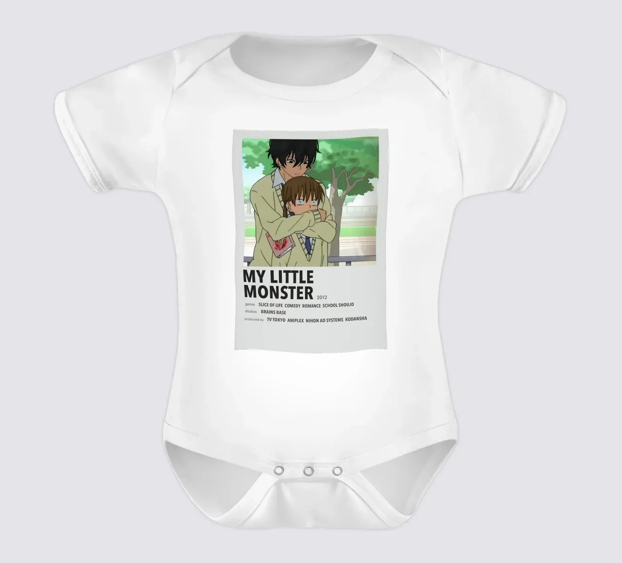 MY LITTLE MONSTER 2012 body neonato maniche corte da Totoya