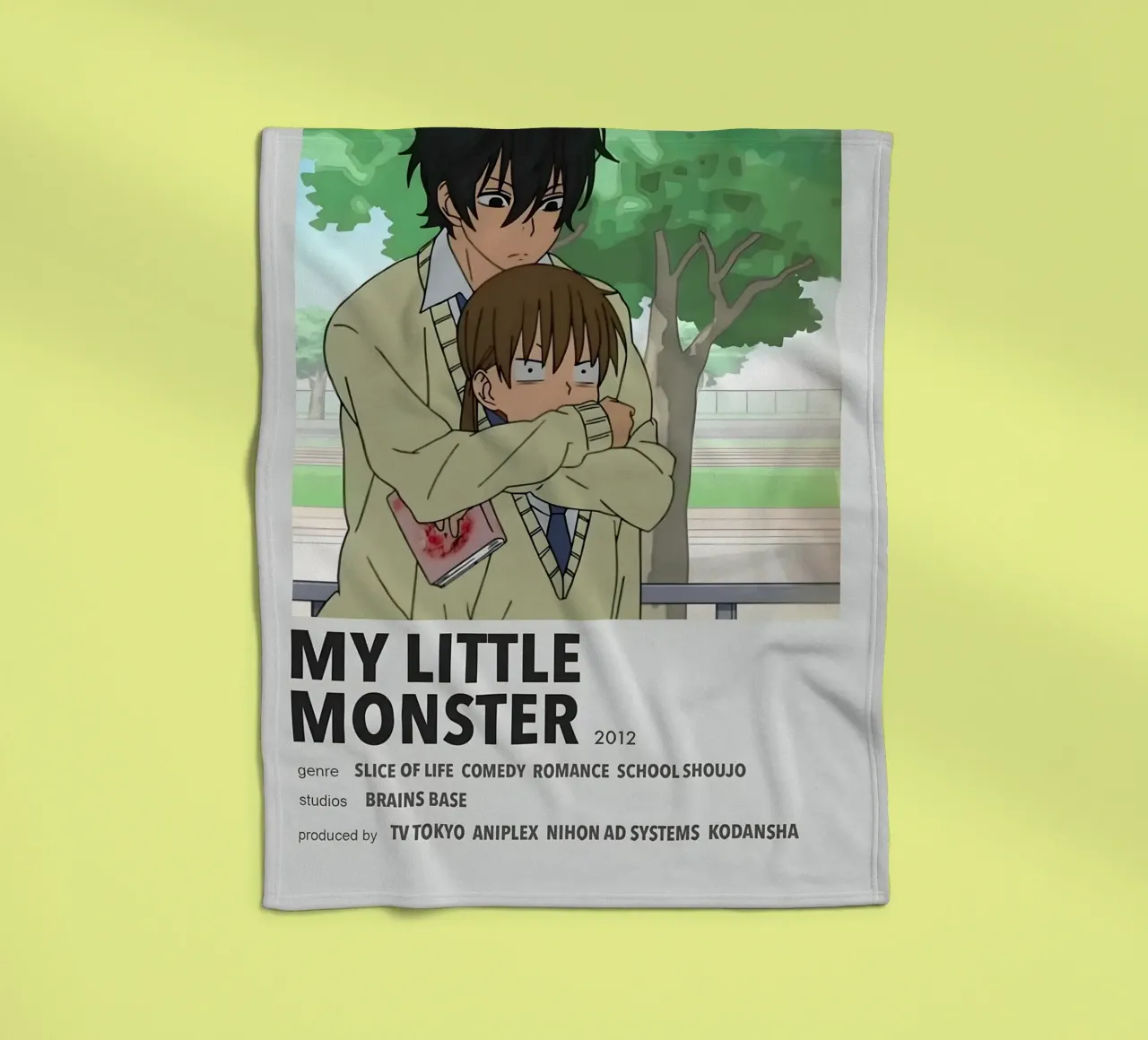 MY LITTLE MONSTER 2012 coperta in pile da Totoya