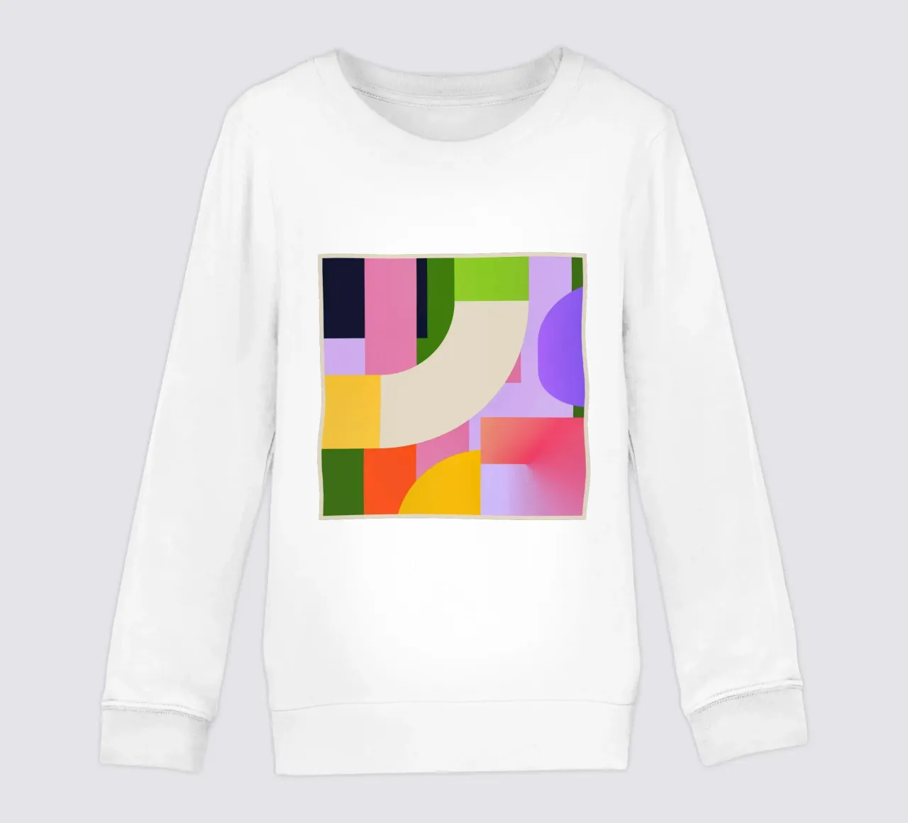 Geometria colorata felpa bambino da Gaite