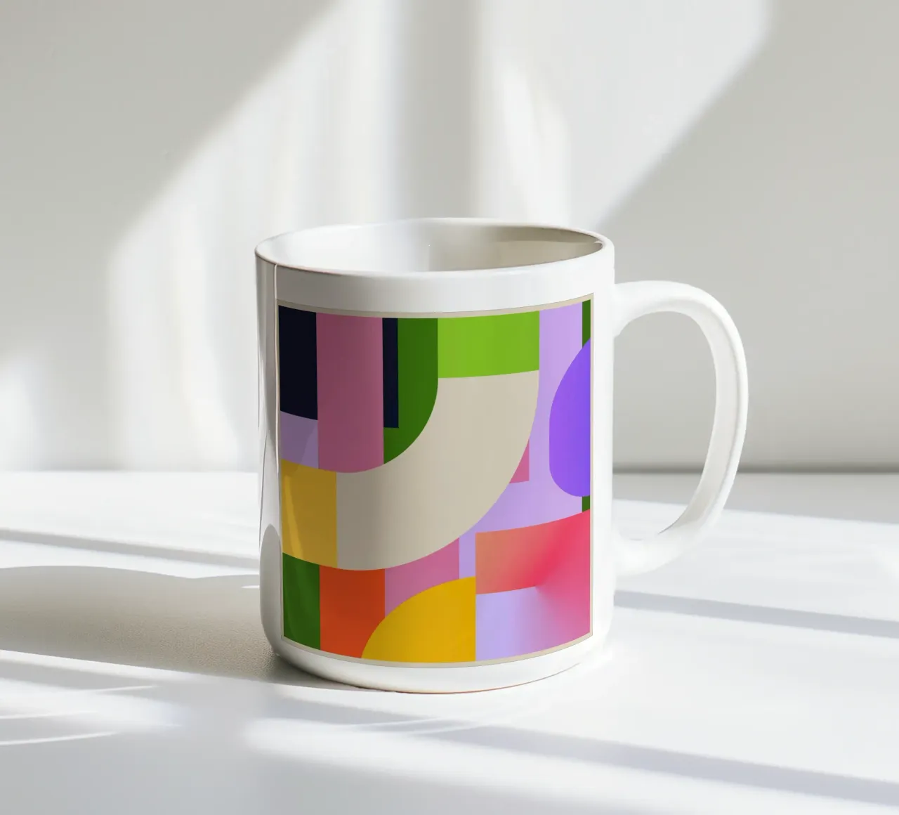Geometria colorata tazza in ceramica da Gaite