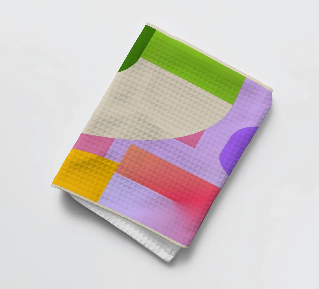 Géométrie colorée torchon de Gaite