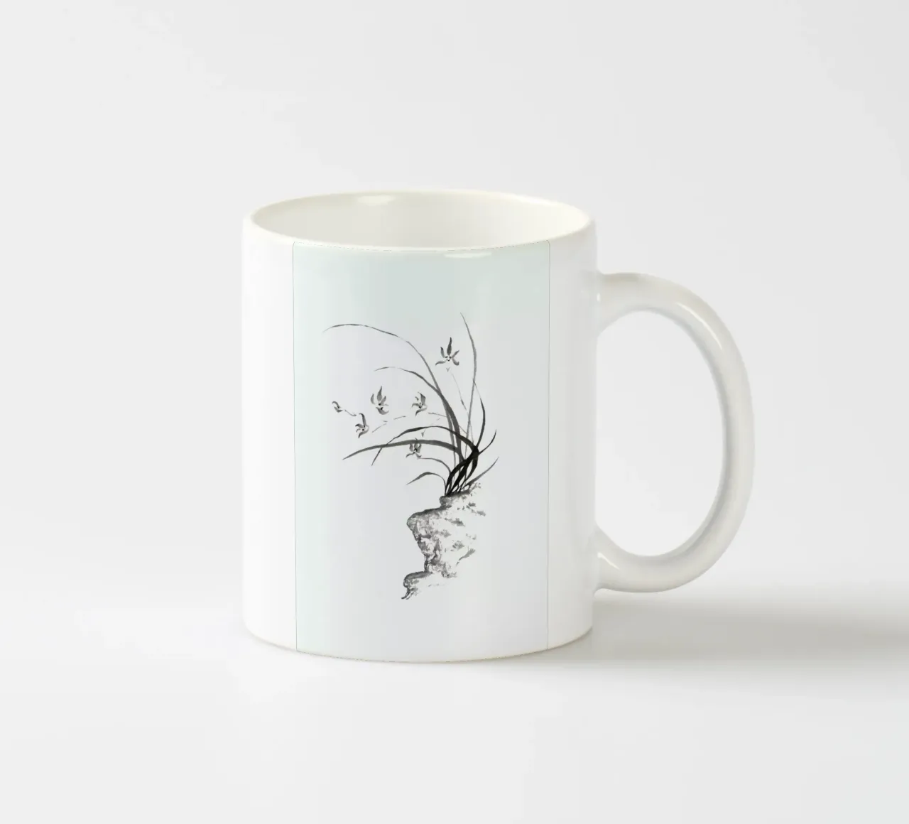 Wild Irises II tazza in ceramica da Flora & Fauna