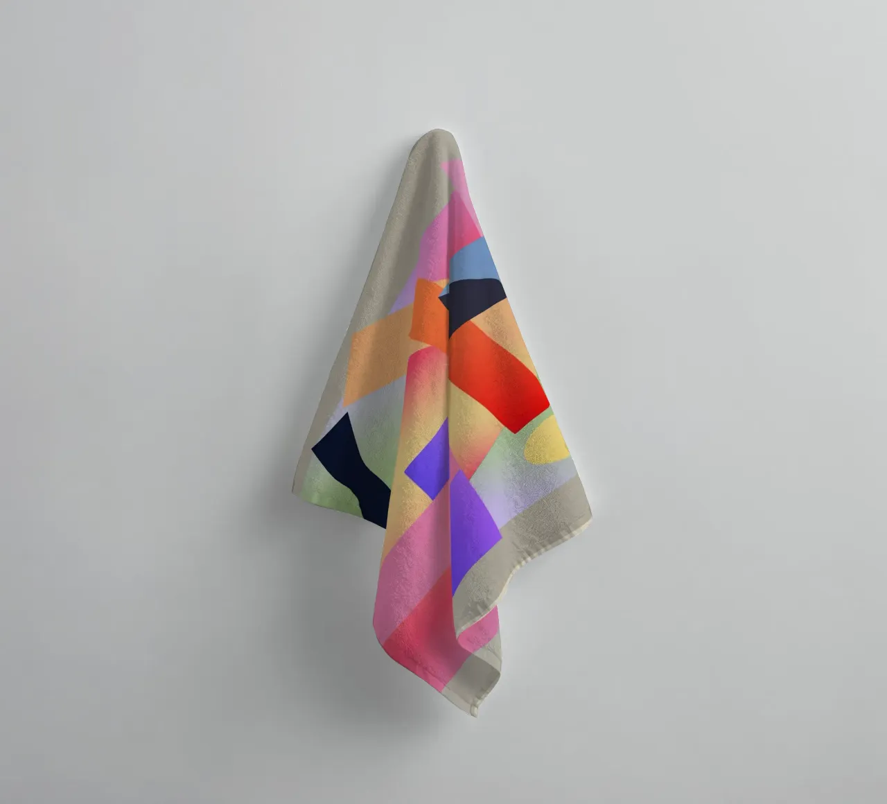Geometria colorata asciugamano da bagno da Gaite