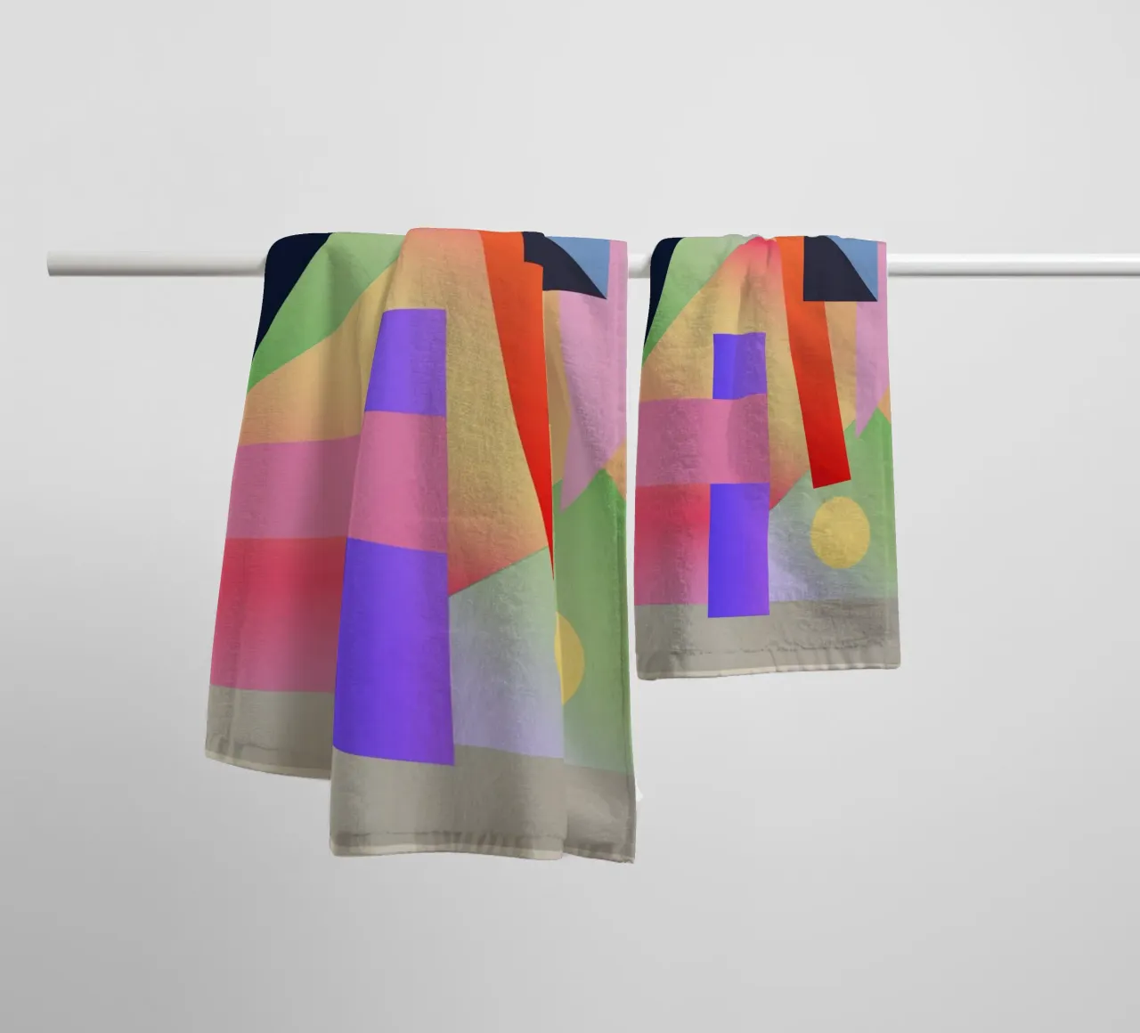 Geometria colorata asciugamano da bagno da Gaite