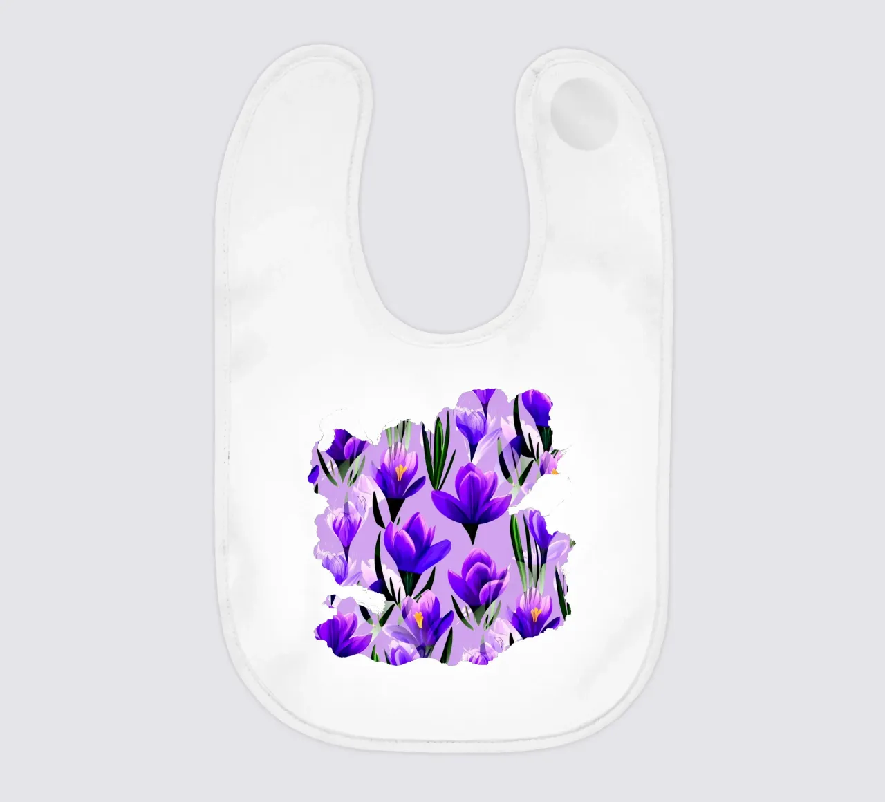 Fiori di croco Lavanda bavaglino da SilverPegasus