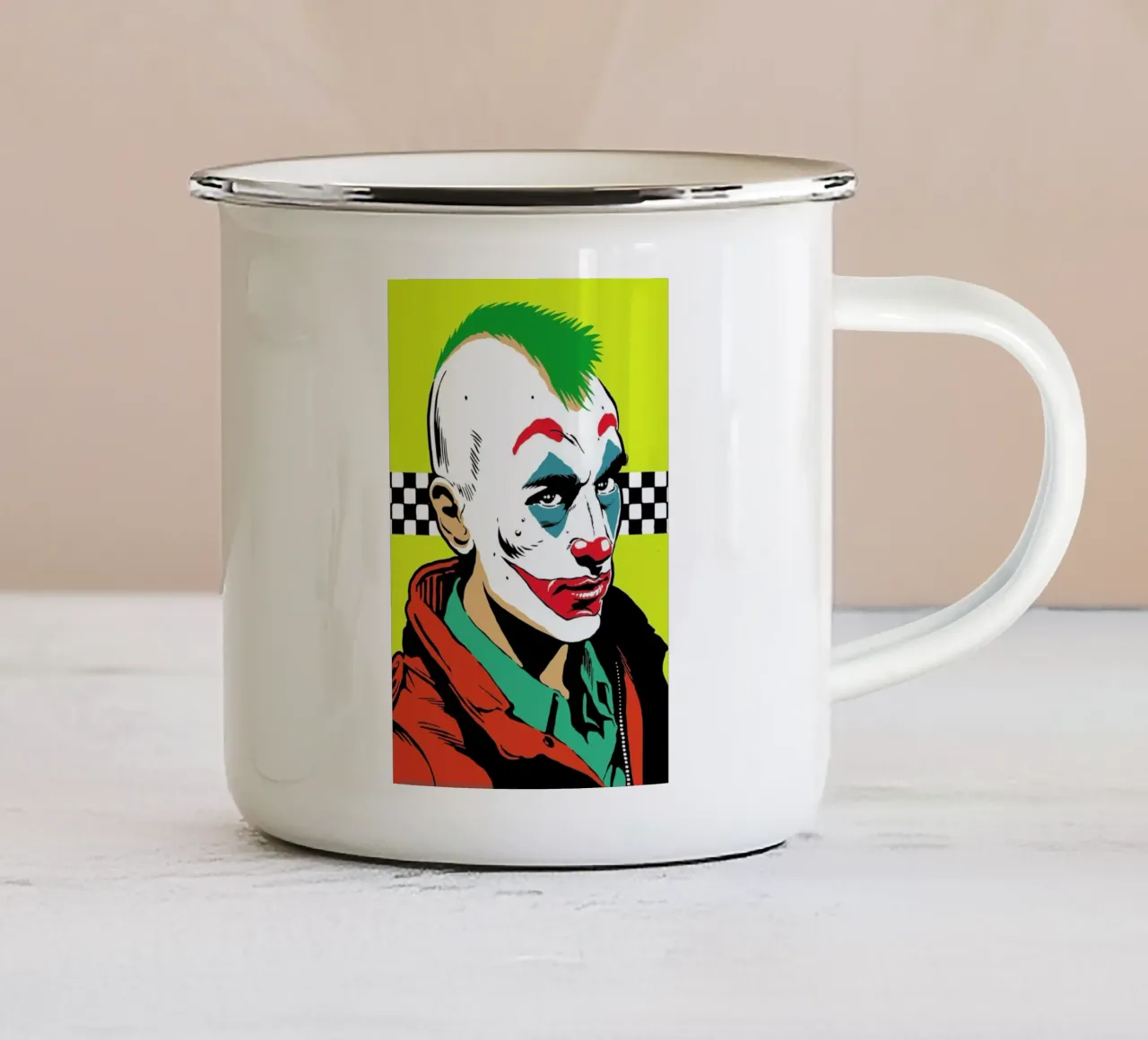 Driving-crazy tazza in smalto da Butcher Billy