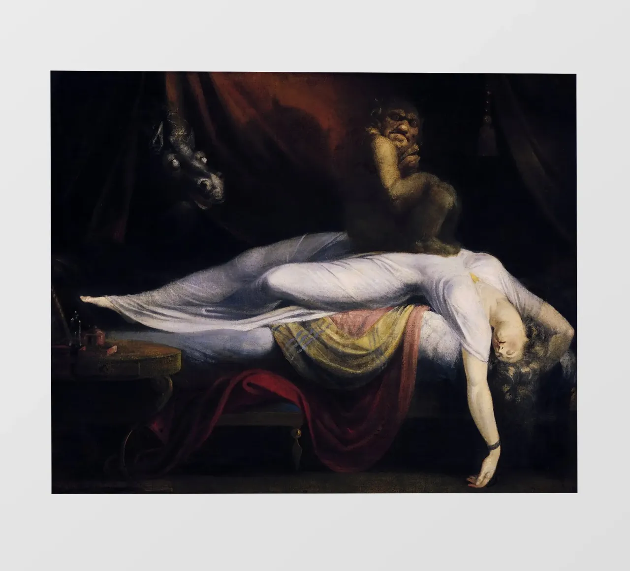 John Henry Fuseli - L'incubo (1781) telo in pvc da Wirla