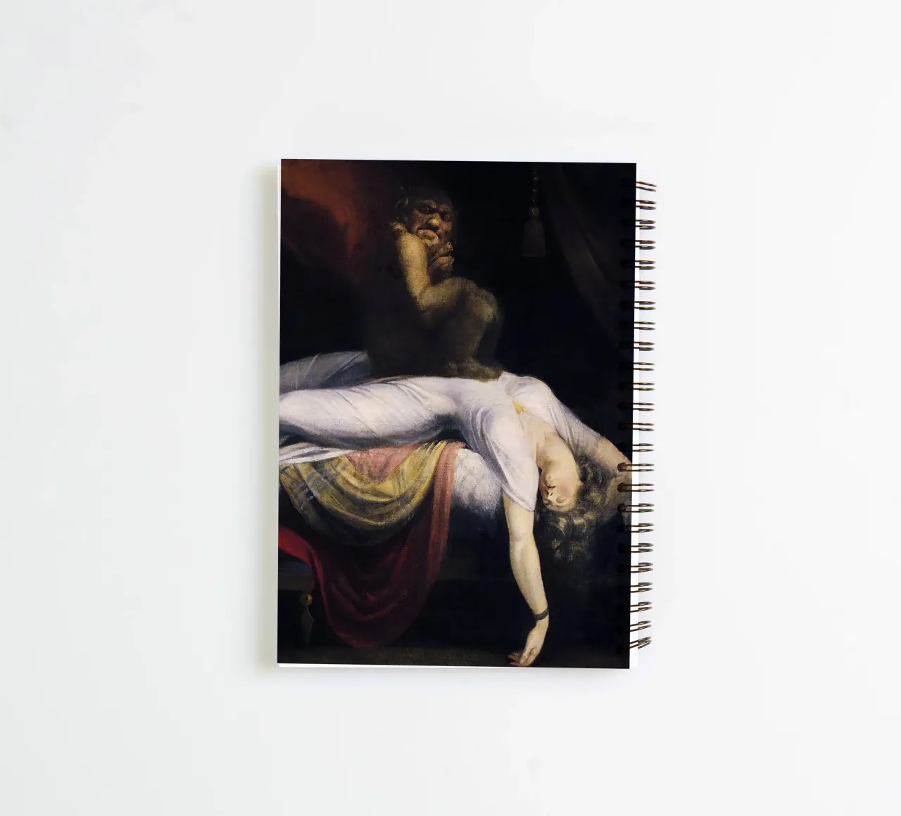 John Henry Fuseli - L'incubo (1781) diario ad anelli da Wirla