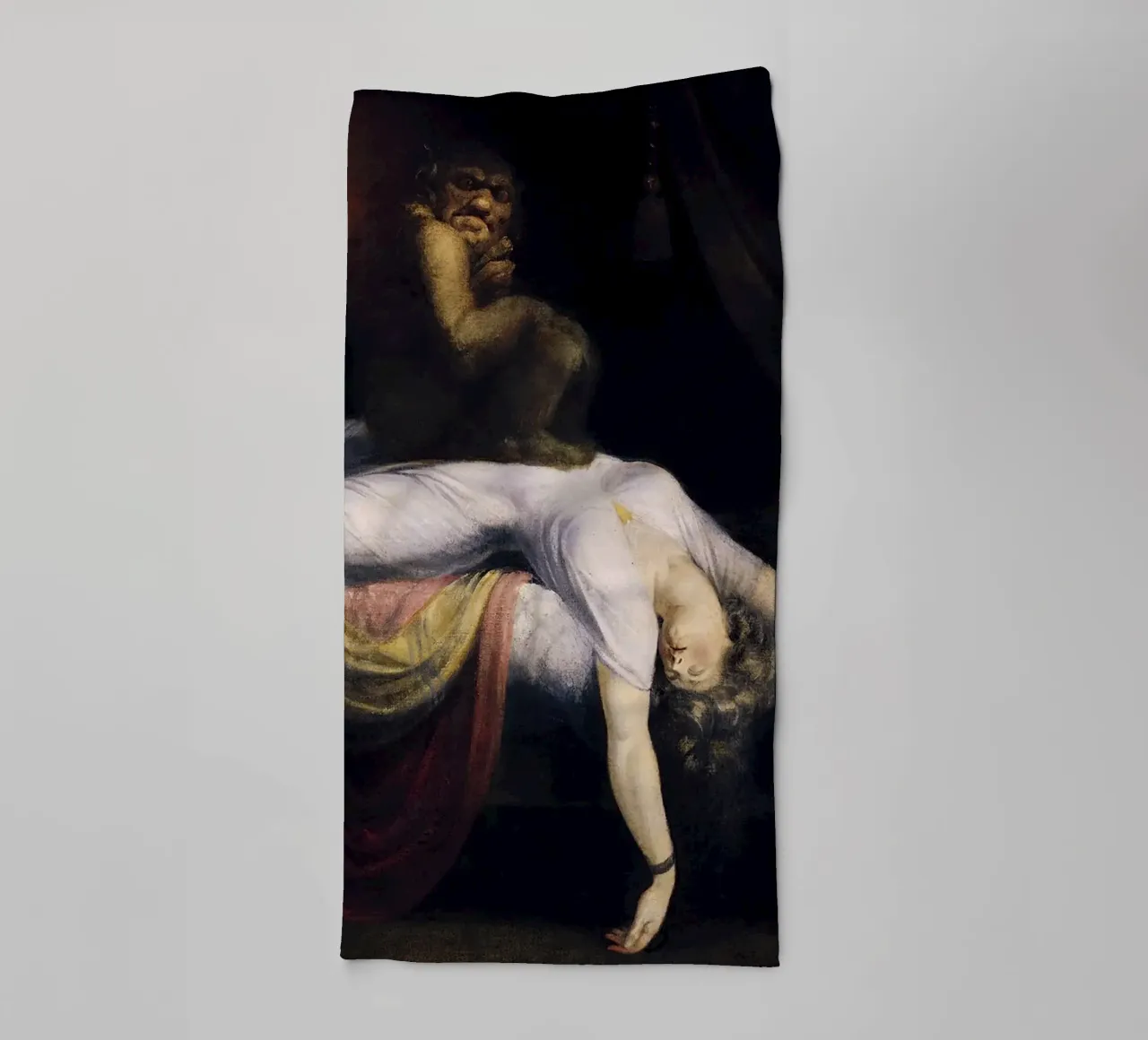 John Henry Fuseli - L'incubo (1781) asciugamano da bagno da Wirla