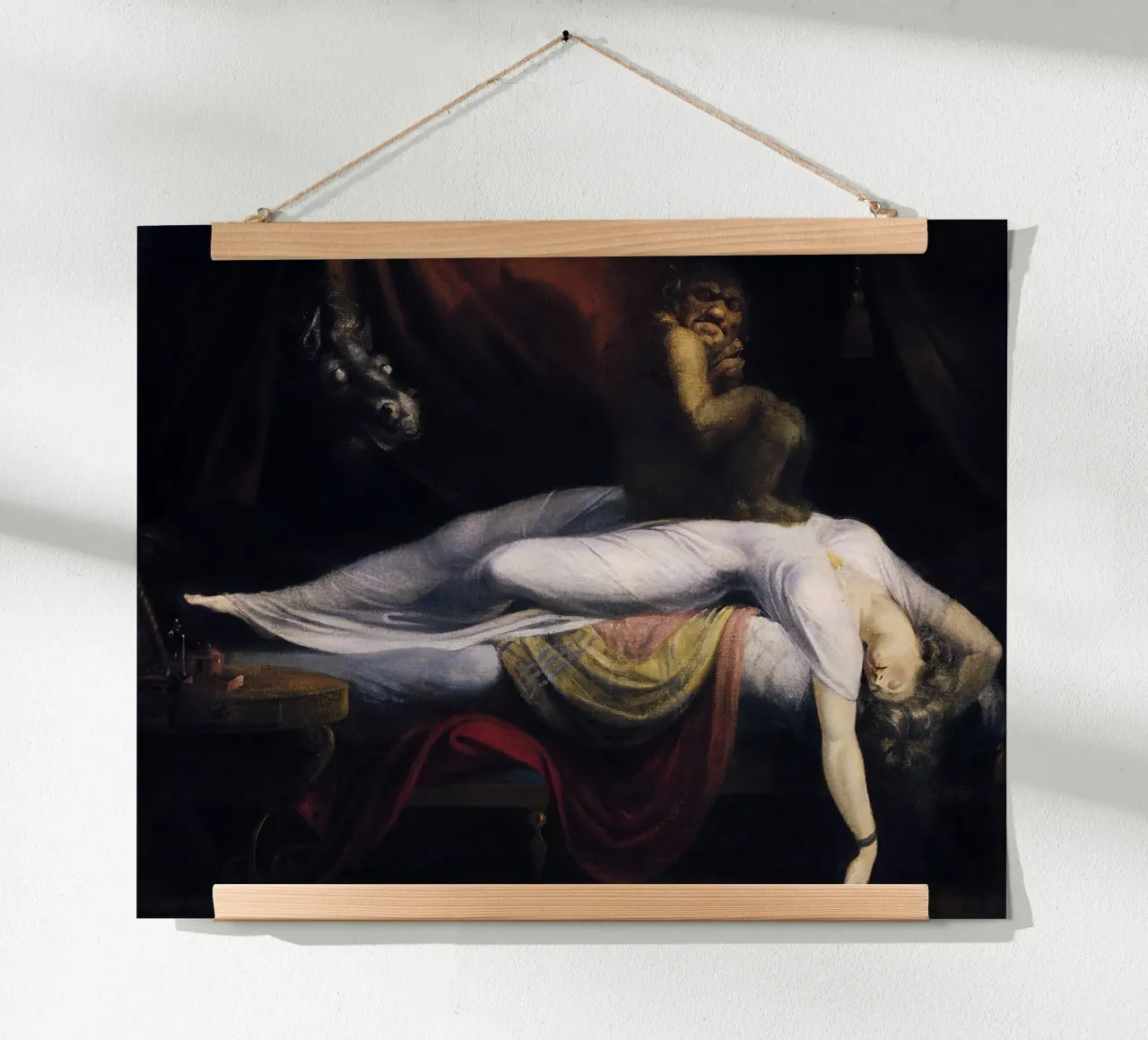 John Henry Fuseli - L'incubo (1781) carta hahnemühle da Wirla