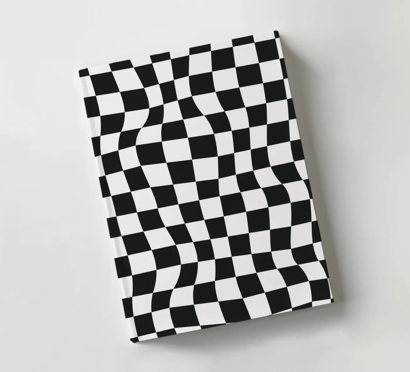 Distorted Chess Pattern carnet de Paigaam Studio