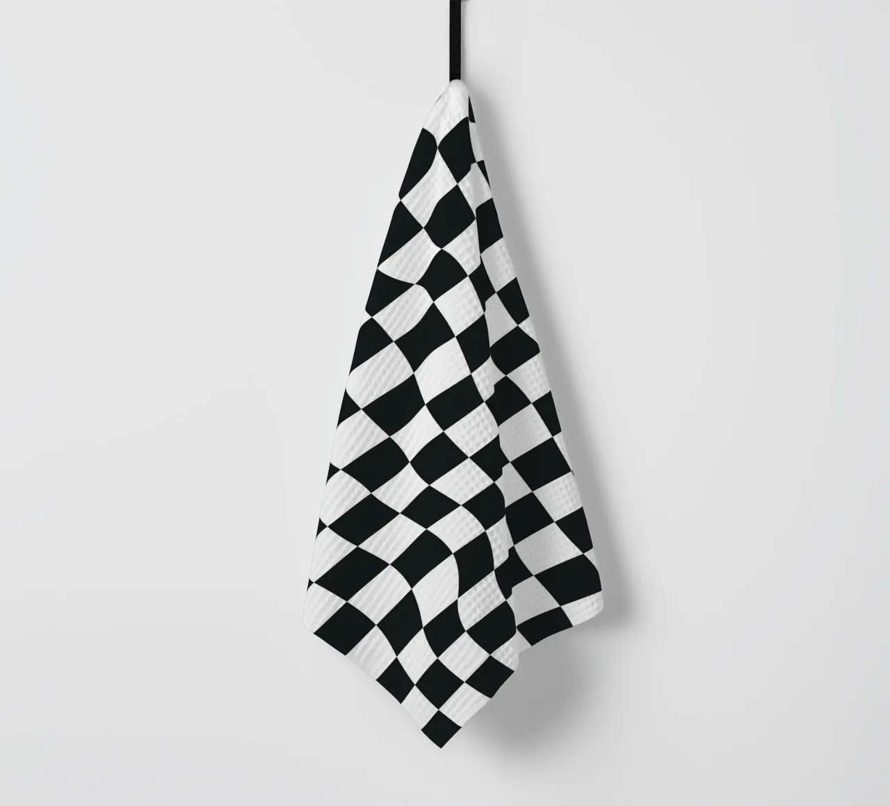 Modèle d'échecs déformé torchon de Paigaam Studio