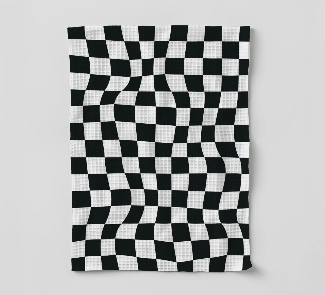 Modèle d'échecs déformé torchon de Paigaam Studio