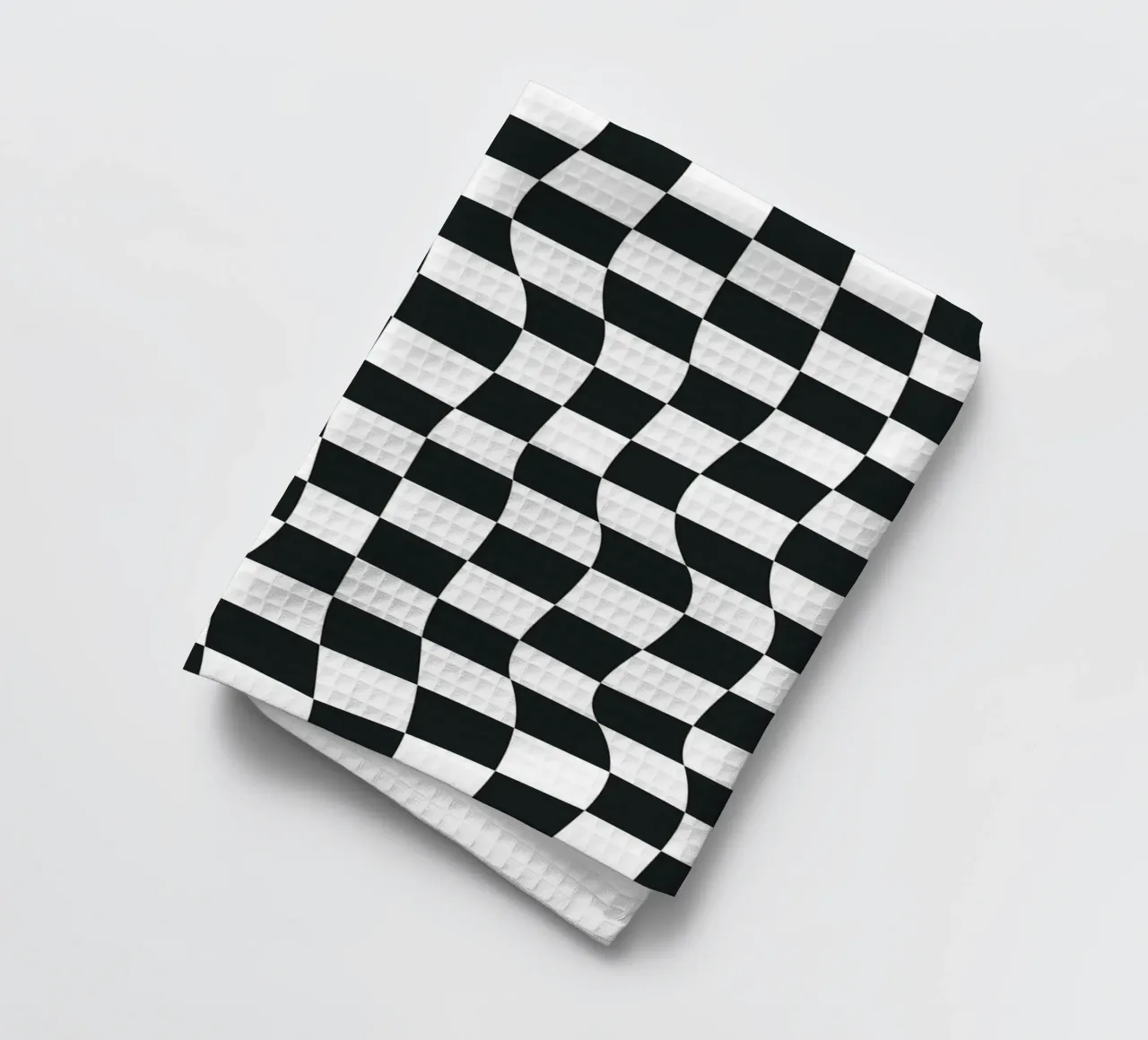 Modèle d'échecs déformé torchon de Paigaam Studio