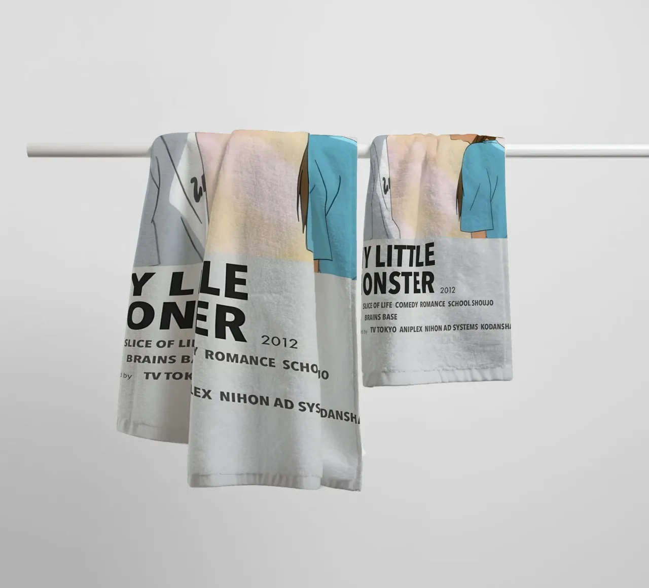 MY LITTLE MONSTER  2012 asciugamano da bagno da Totoya