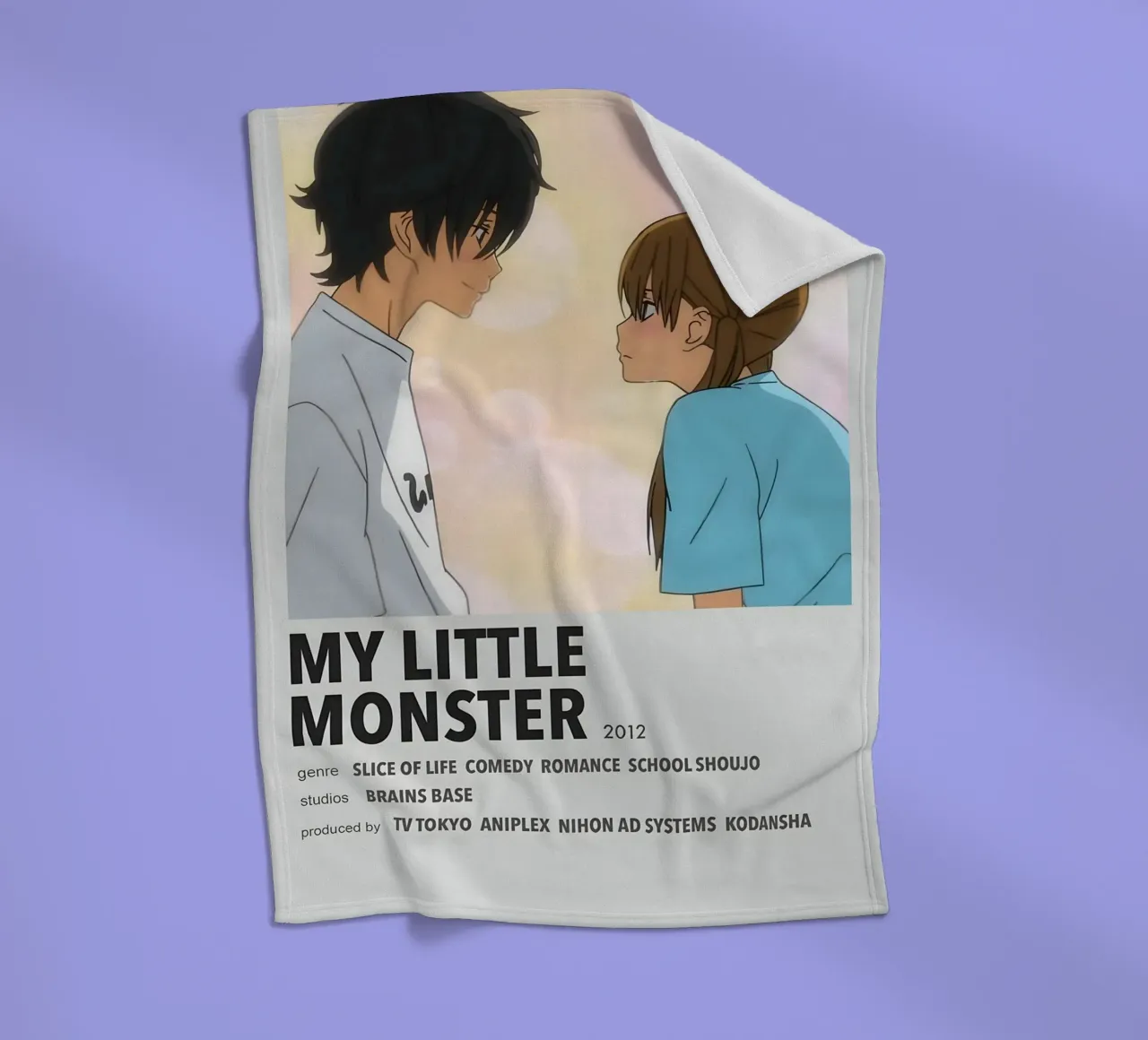MY LITTLE MONSTER  2012 coperta in pile da Totoya