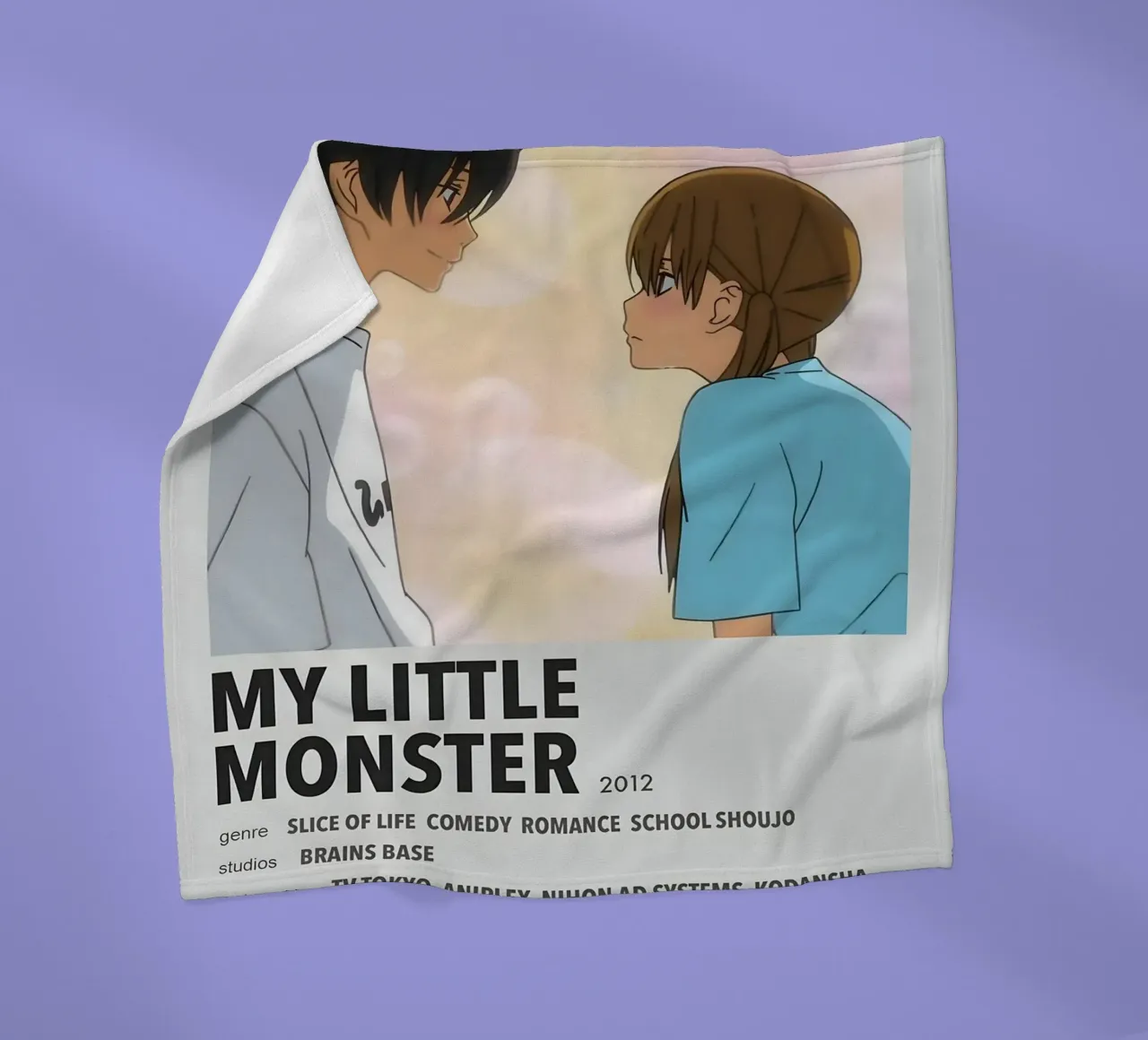 MY LITTLE MONSTER  2012 coperta in pile da Totoya