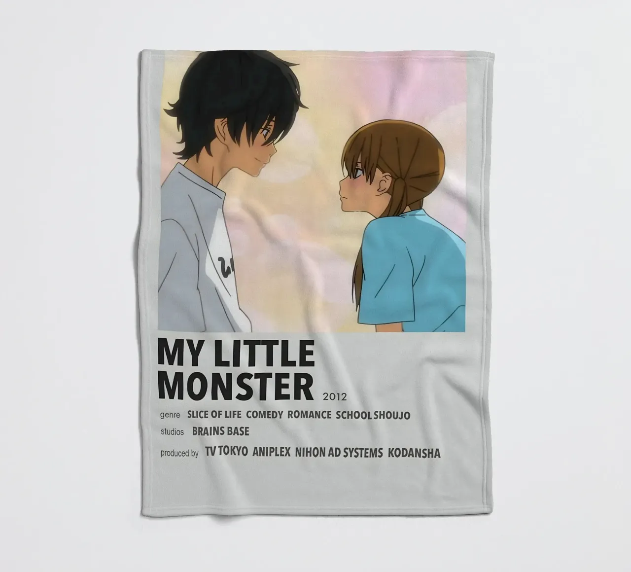 MY LITTLE MONSTER  2012 coperta in pile da Totoya