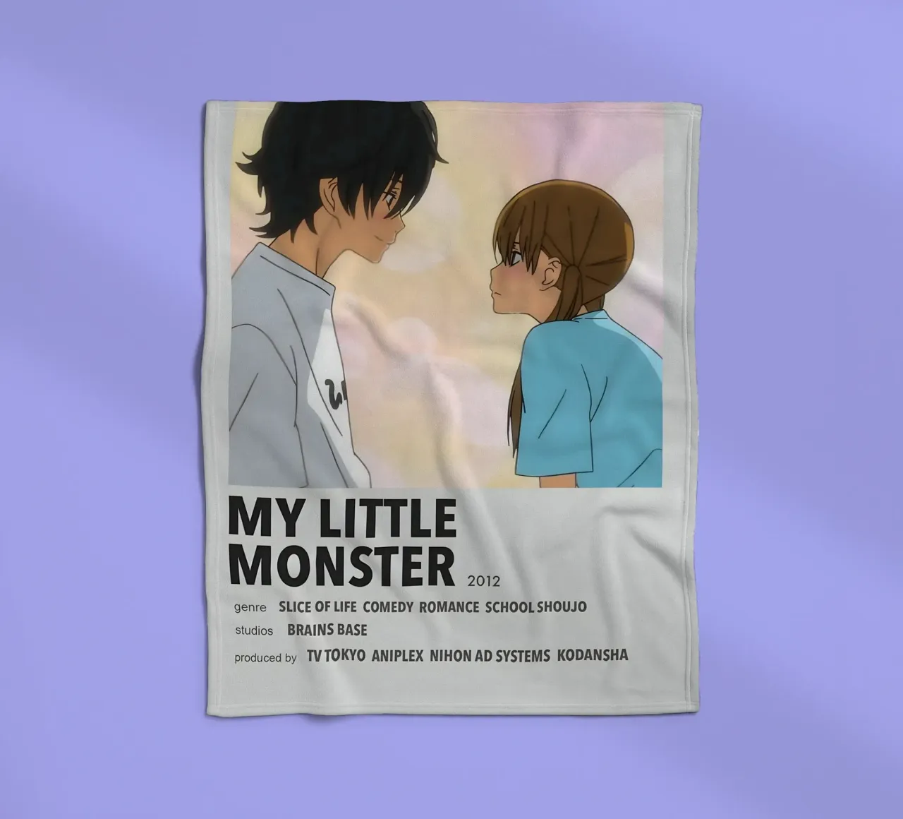 MY LITTLE MONSTER  2012 coperta in pile da Totoya