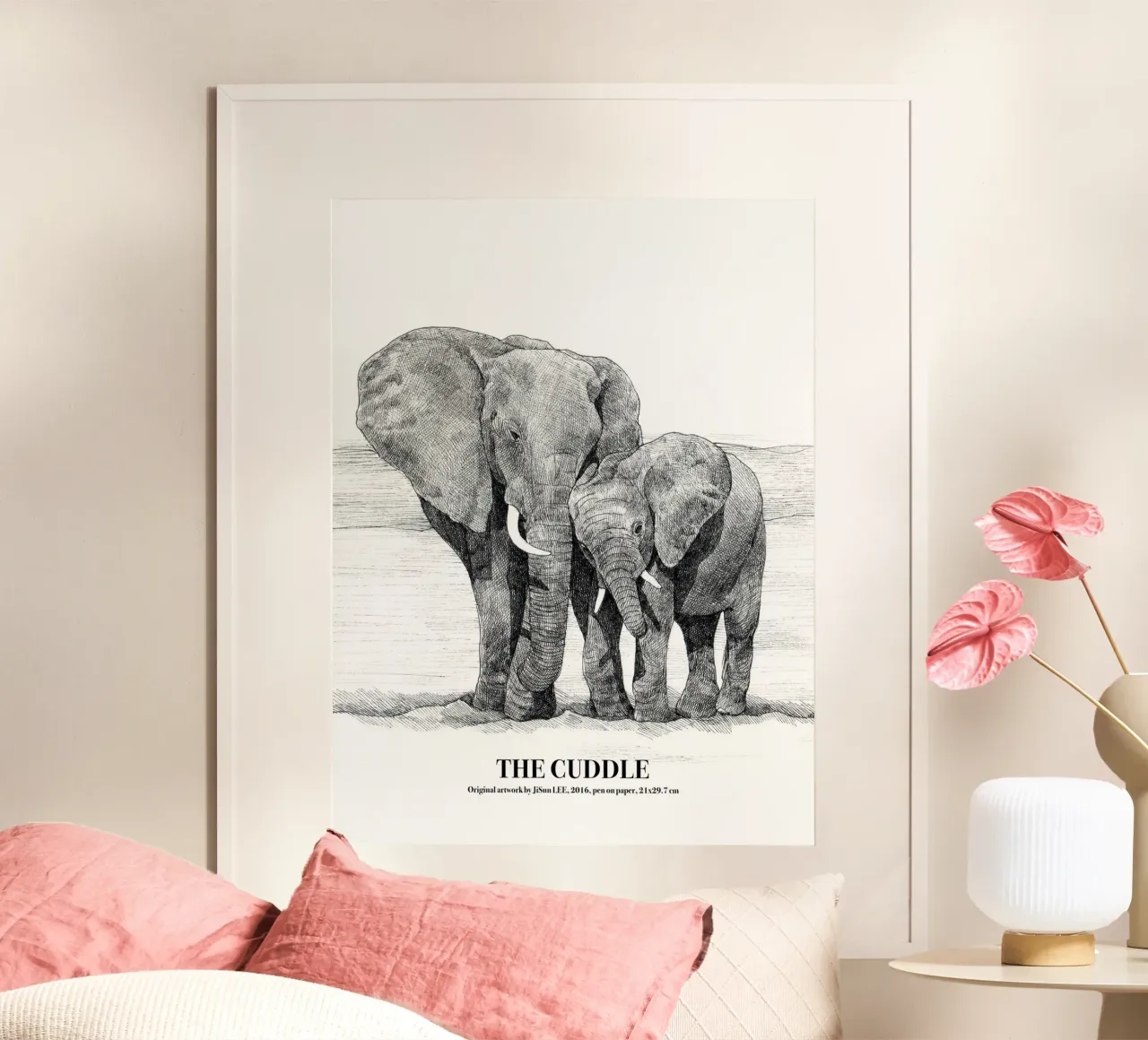 Le coccole poster da artleejisun