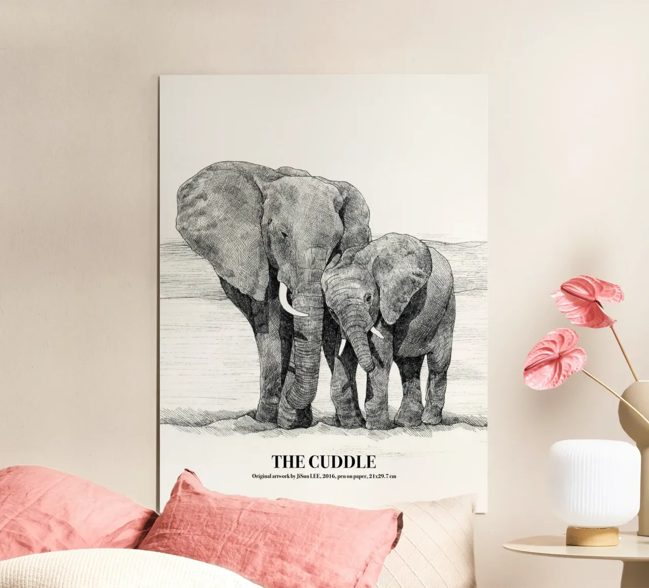 Le coccole poster da artleejisun