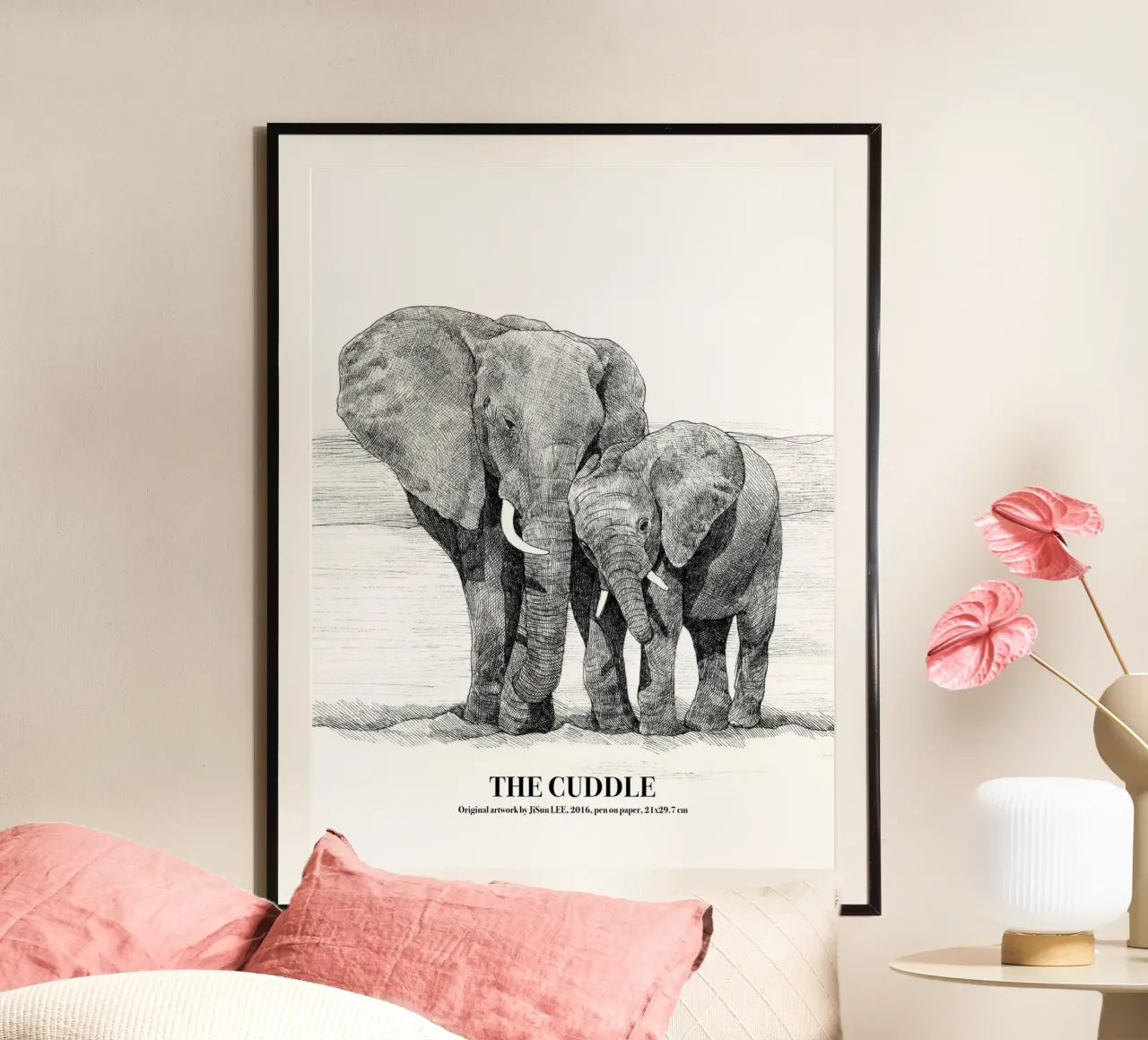 Le coccole poster da artleejisun