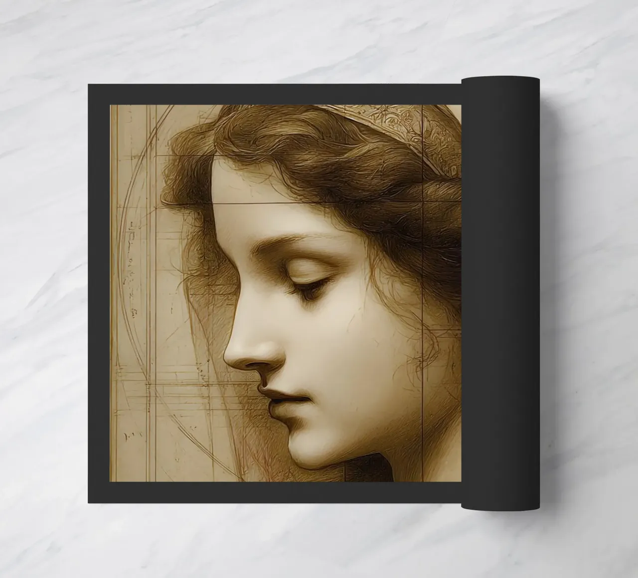 Da Vincis Scetch zerbino da M-Ulrich-Digital Art